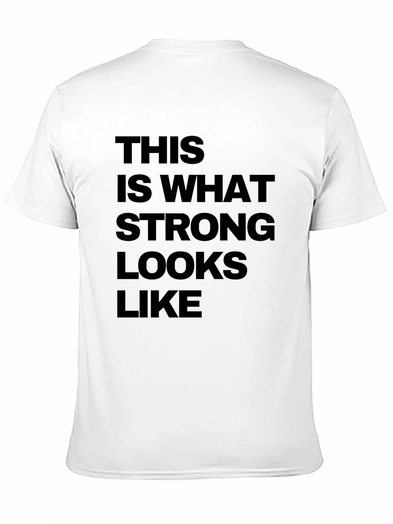 Black Strong Looks Graphic Tee - Black view 11