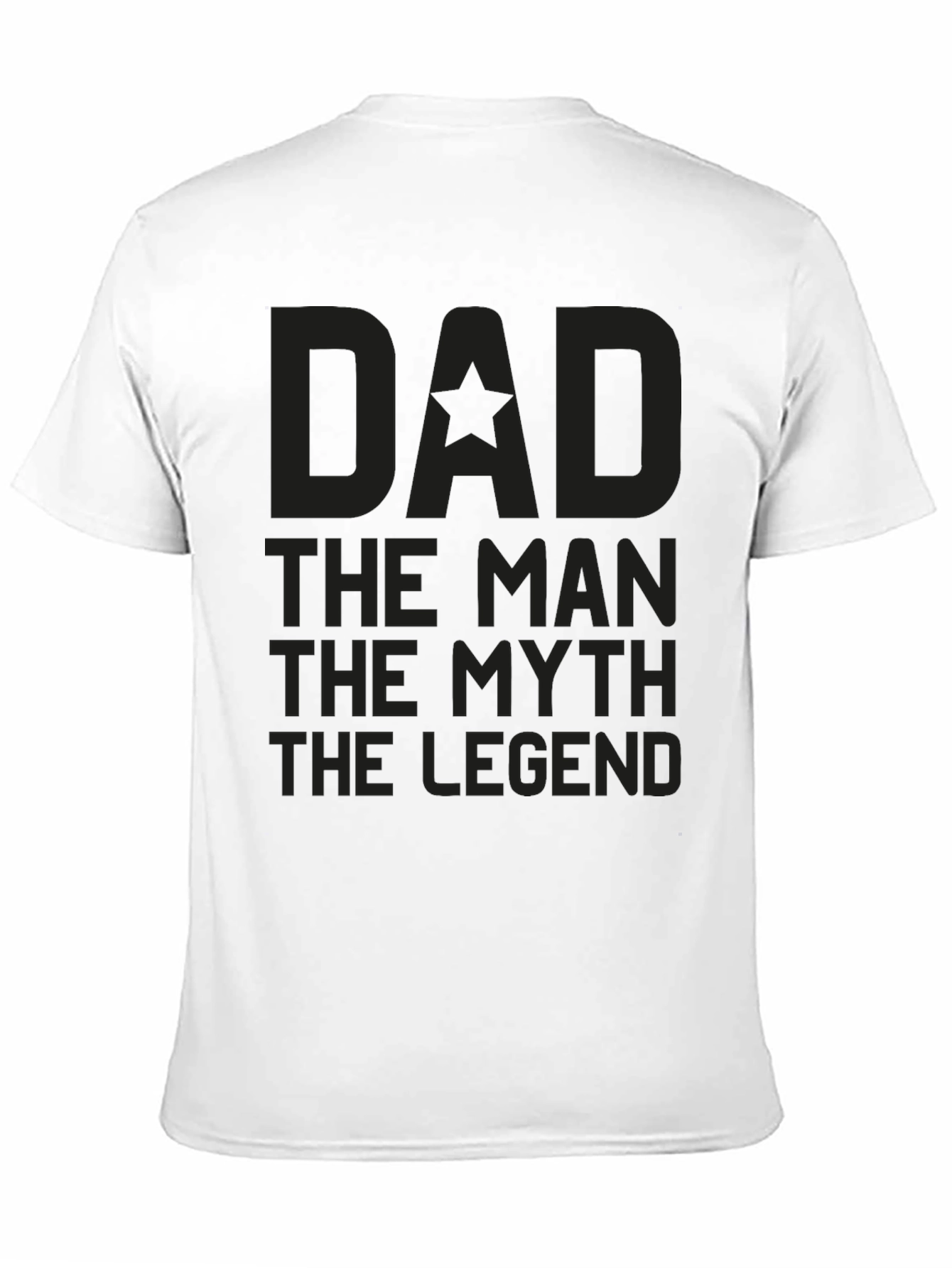 Black Dad The Man The Myth The Legend Graphic Tee view 11