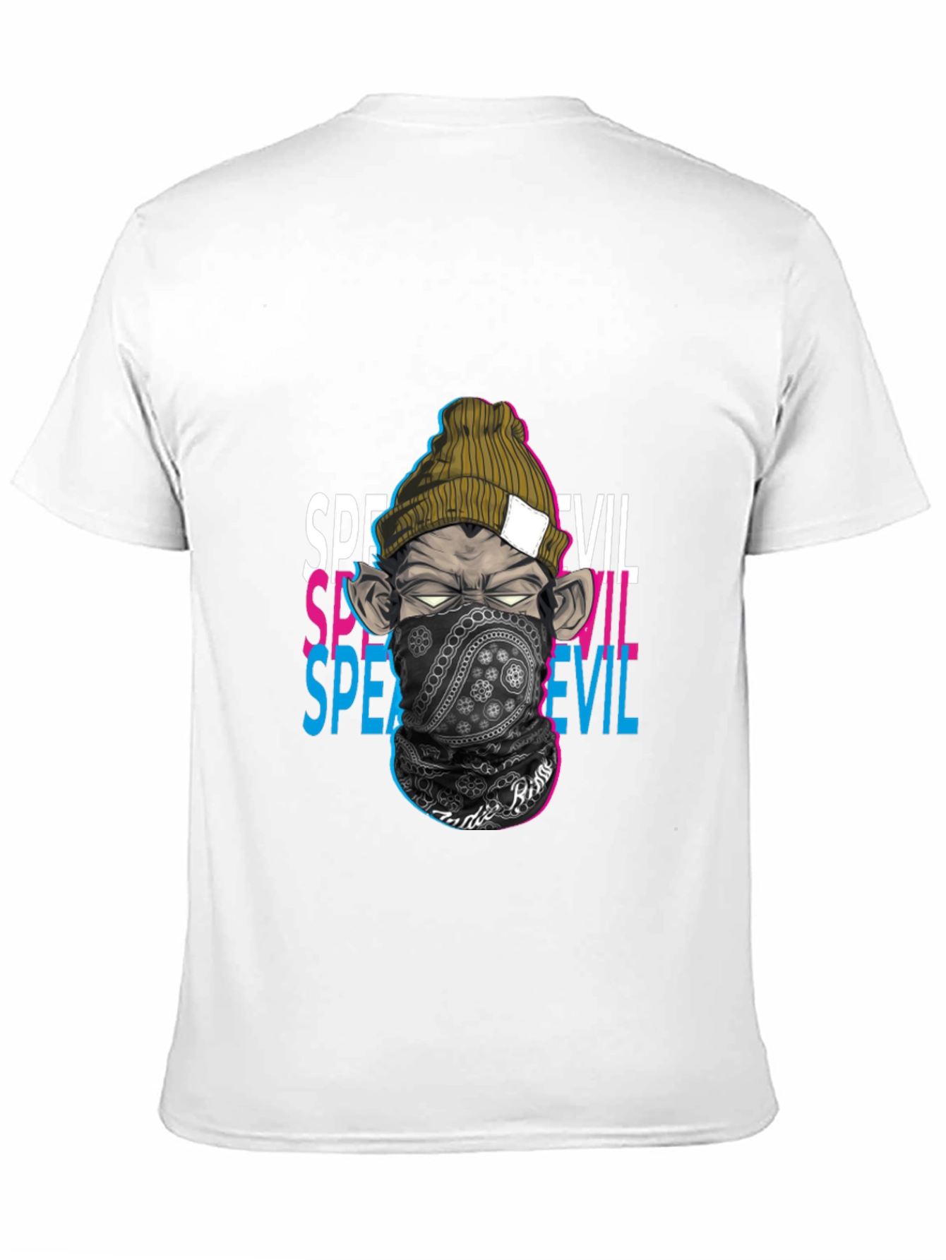 Black Speak No Evil Graphic Tee view 11