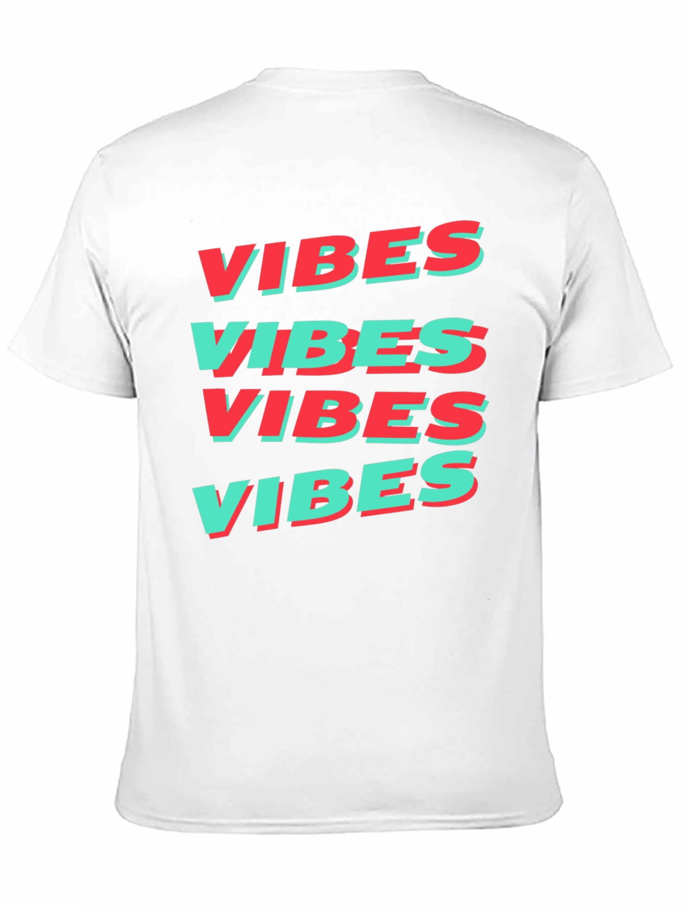 Black Retro VIBES Graphic Print Tee view 11