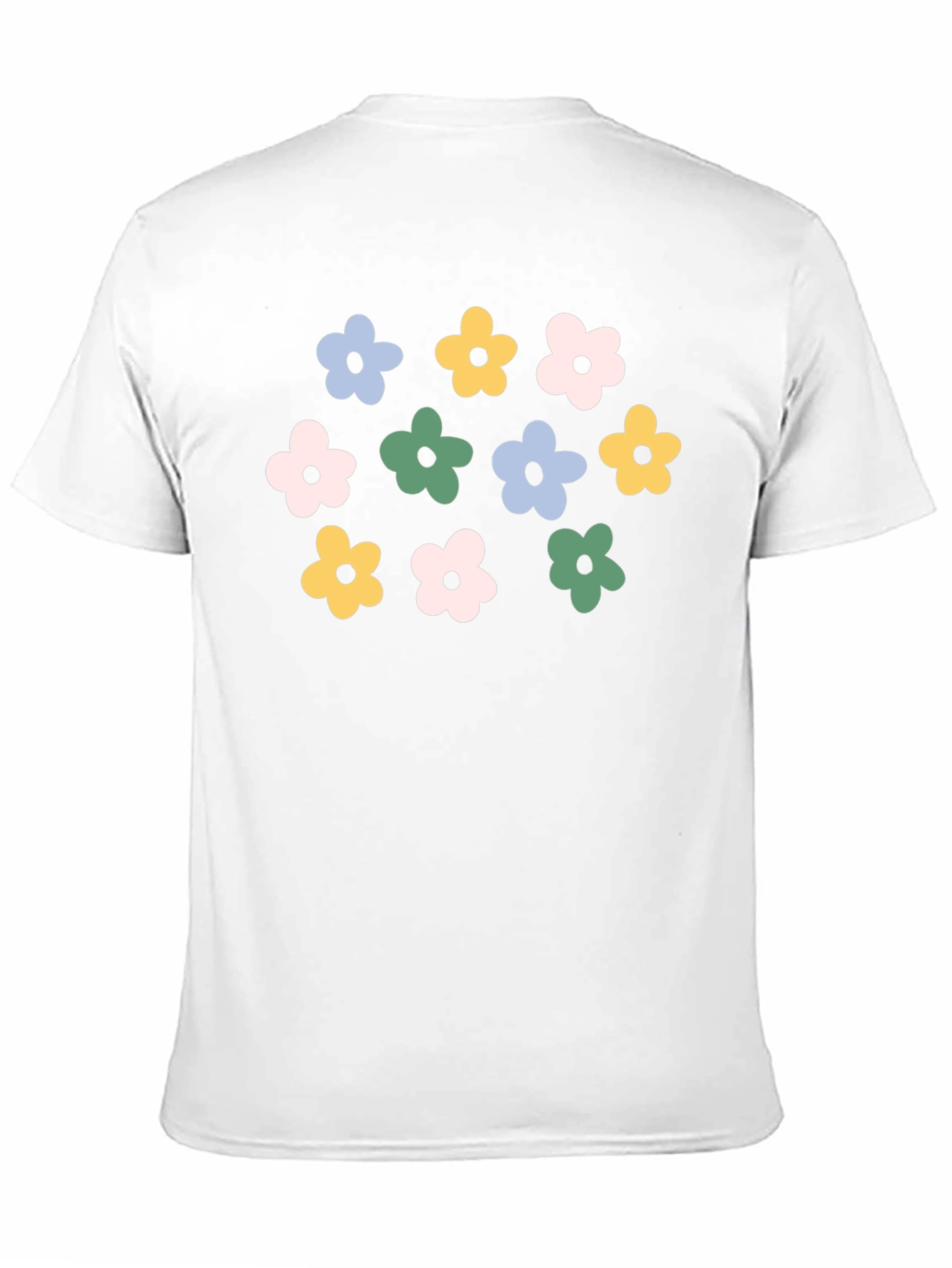 Black Floral Graphic Print Black T-Shirt view 11