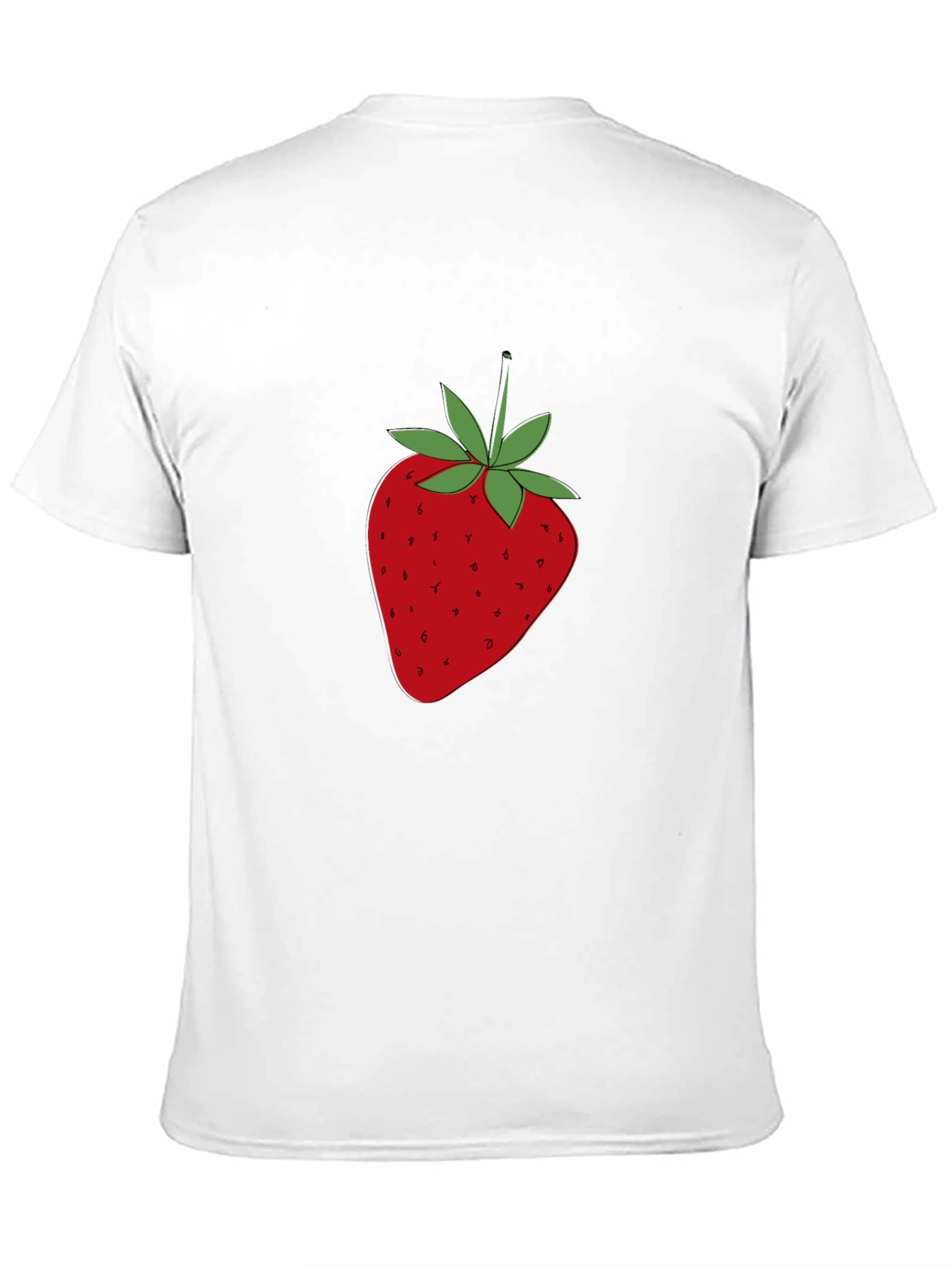 Black Strawberry Graphic T-Shirt - Casual & Stylish view 11