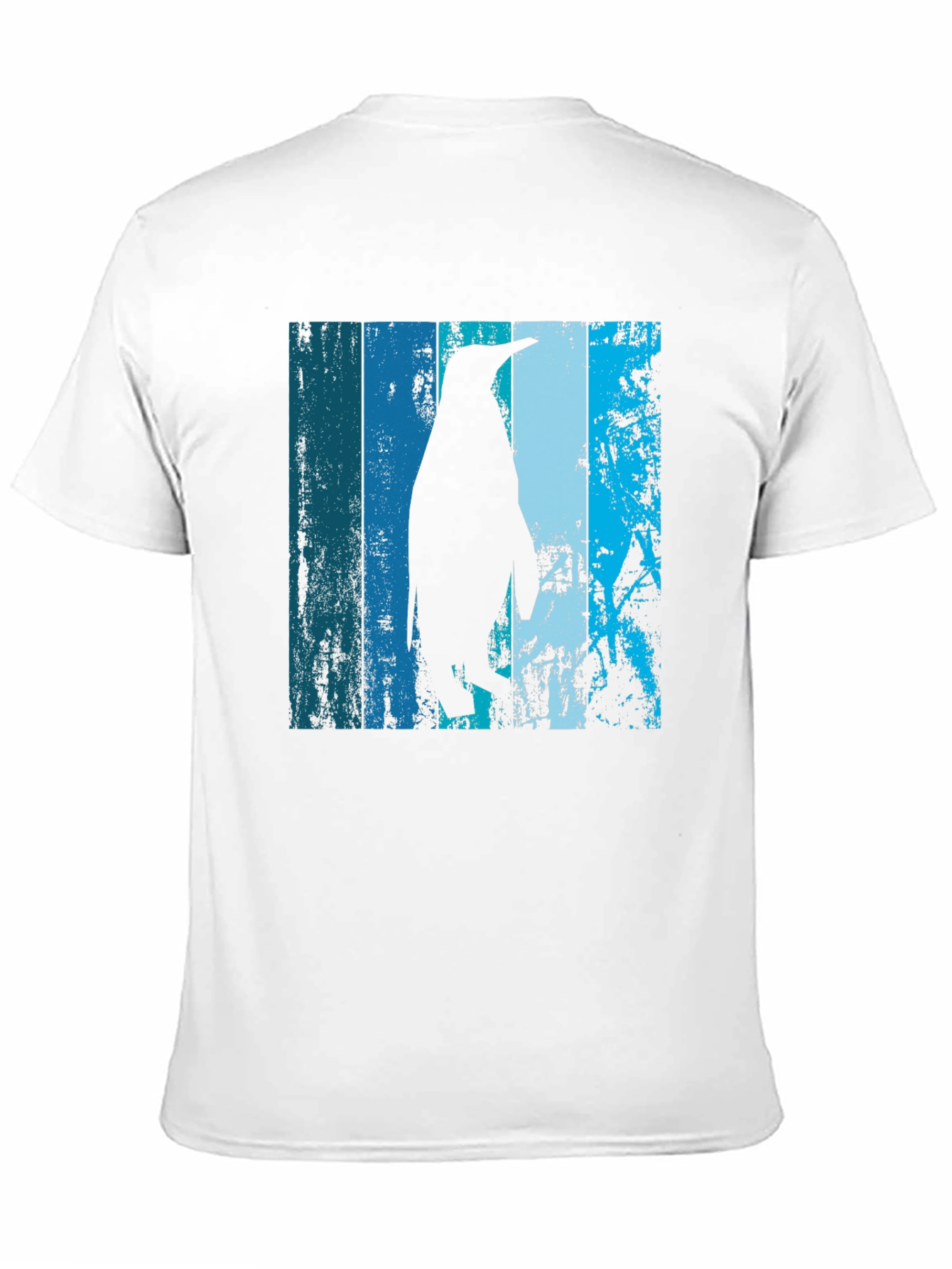 Black Cool Penguin Graphic T-Shirt - Black view 11