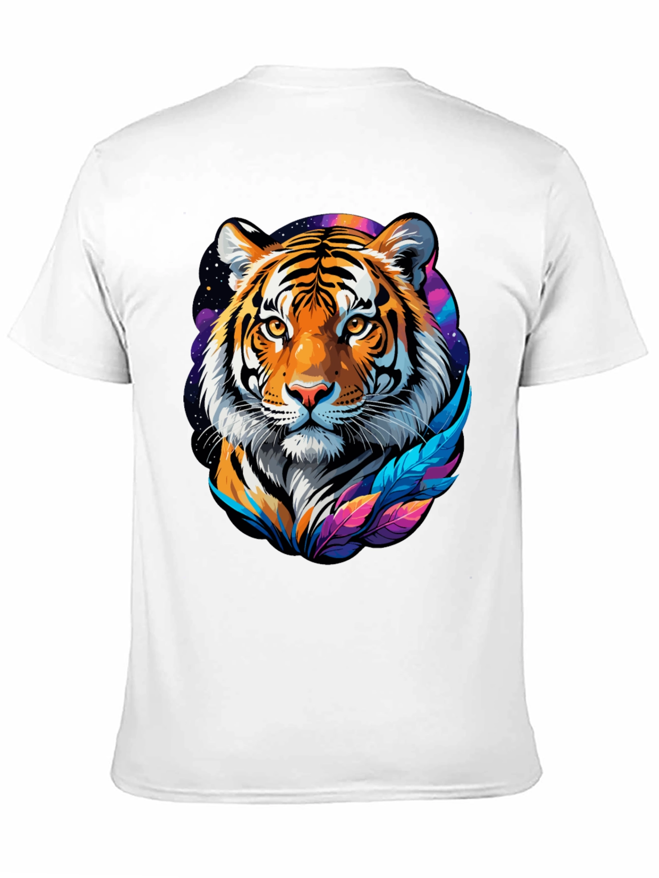 Black Tiger Graphic Tee - Men's Black T-Shirt view 11