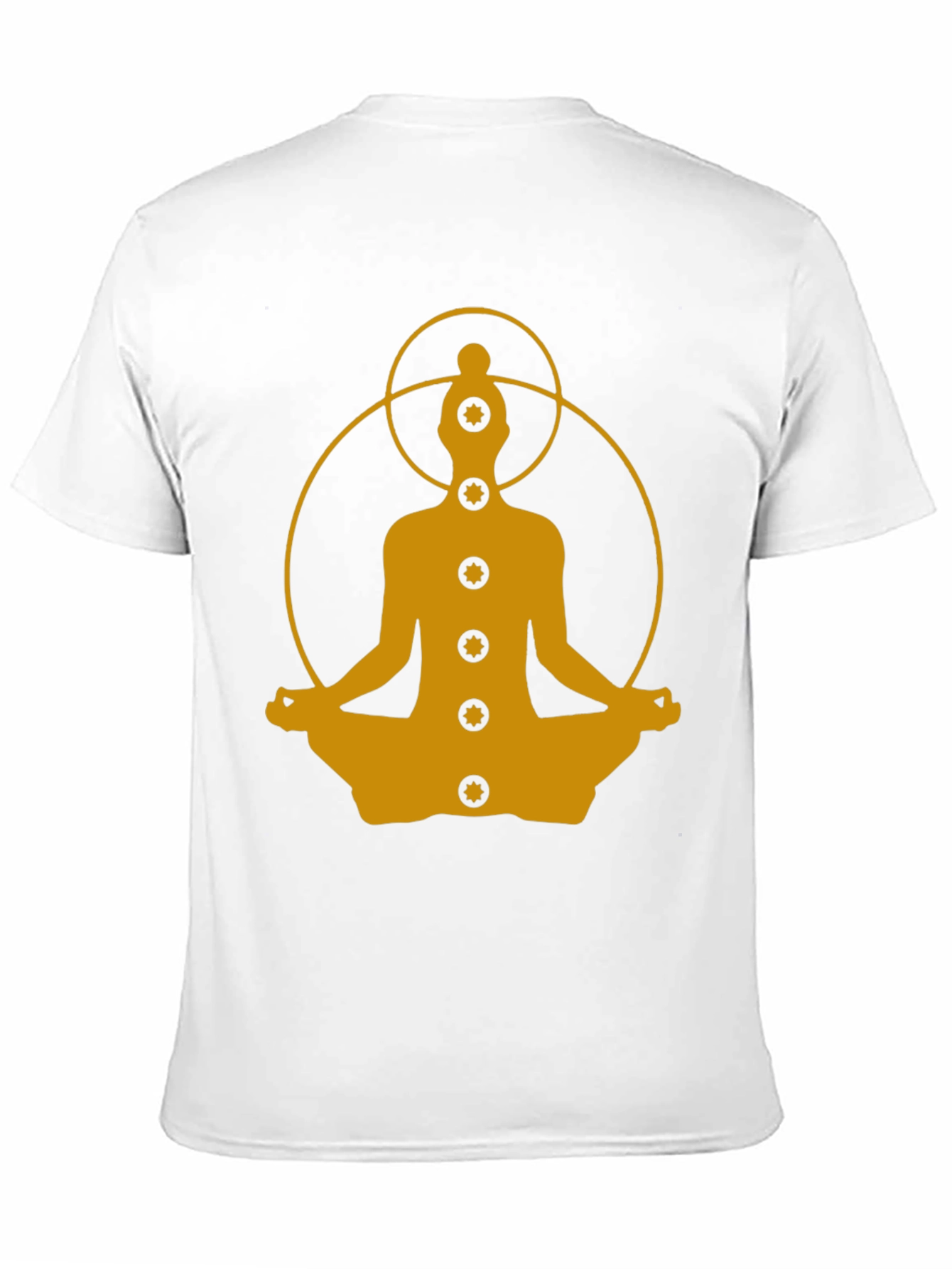 Black Chakra Meditation T-Shirt - Spiritual Yogi Tee view 11