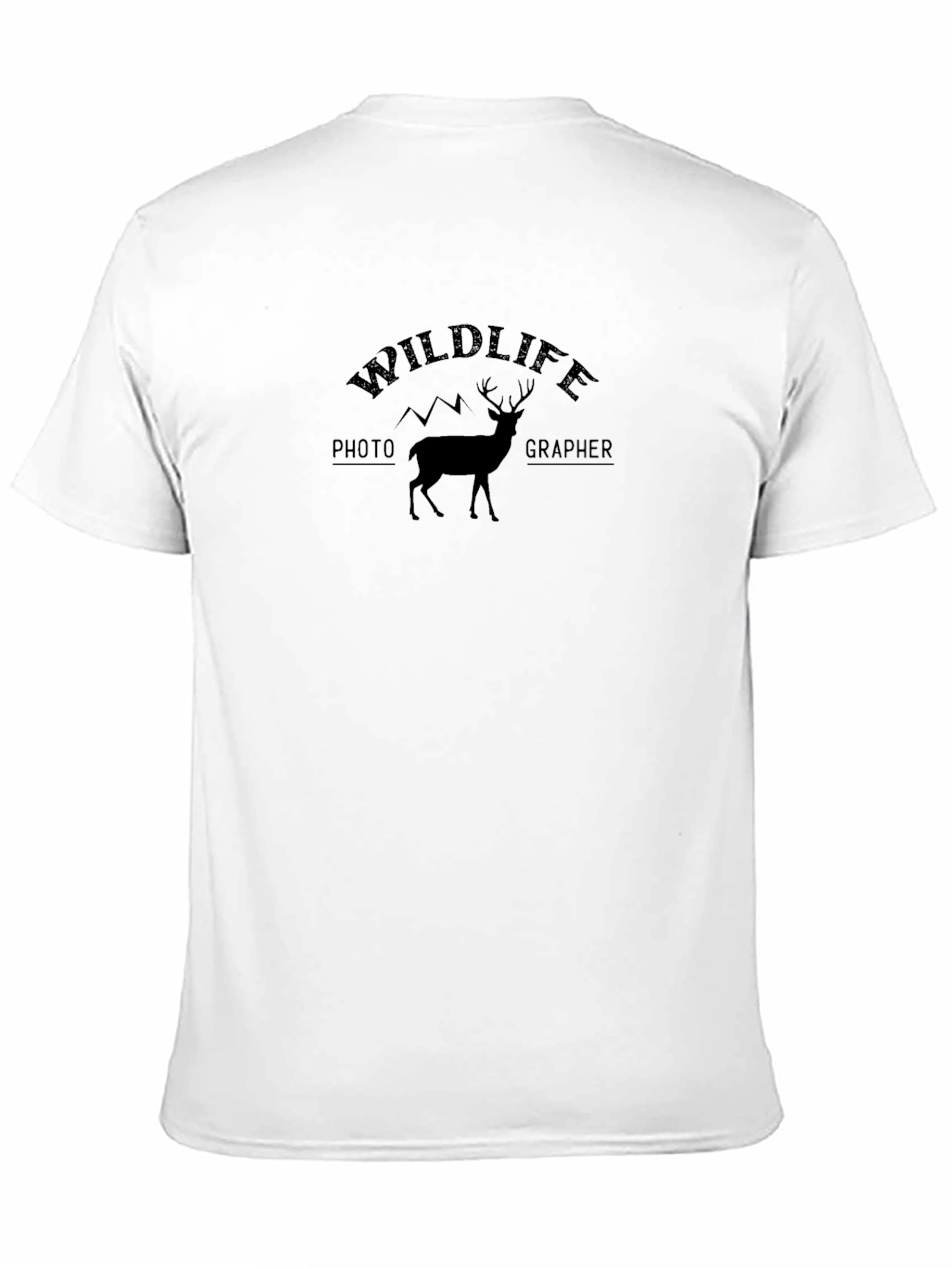Black Wildlife Photographer Black Graphic T-Shirt view 11