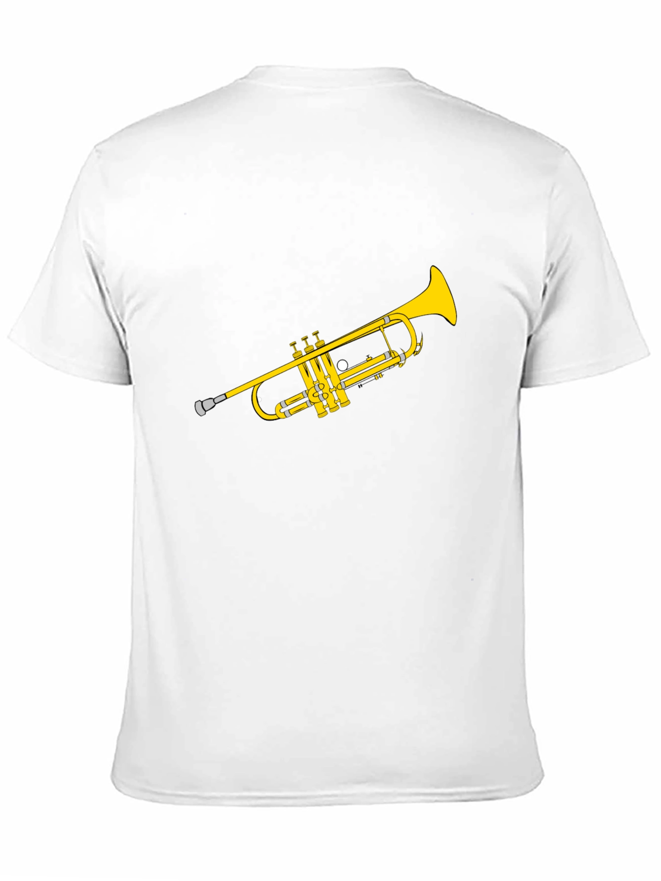 Trumpet Graphic Tee - Black Cotton Shirt - 11