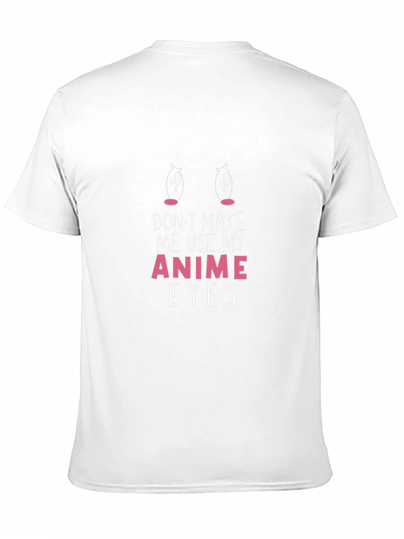 Black Anime Eyes Graphic Tee - Soft Cotton T-Shirt view 11