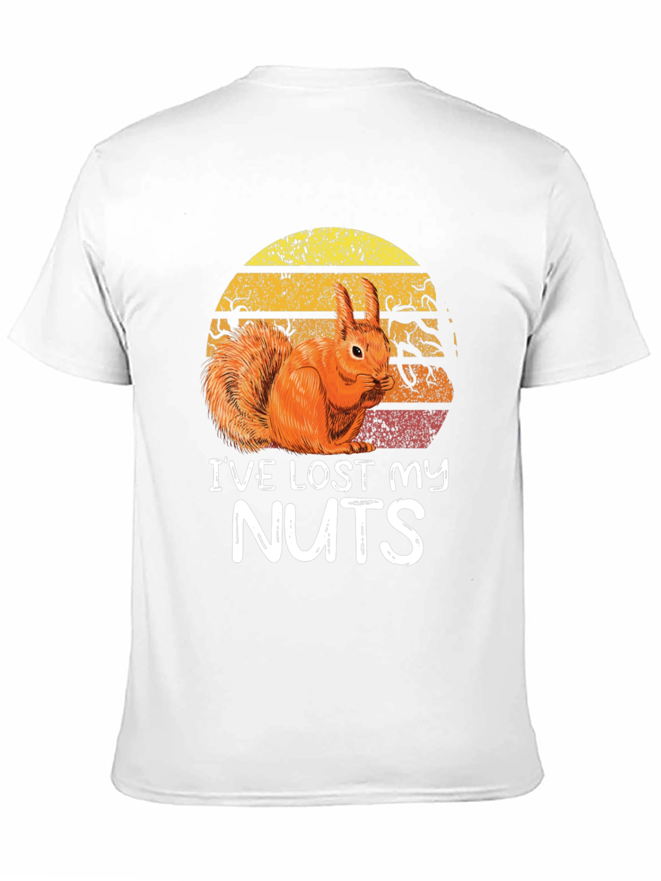 Black Funny Squirrel "I've Lost My Nuts" Graphic Tee view 11