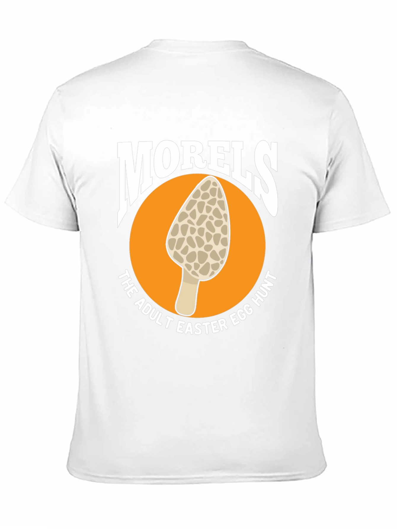 Black Morel Mushroom Adult Easter Egg Hunt Black T-Shirt view 11