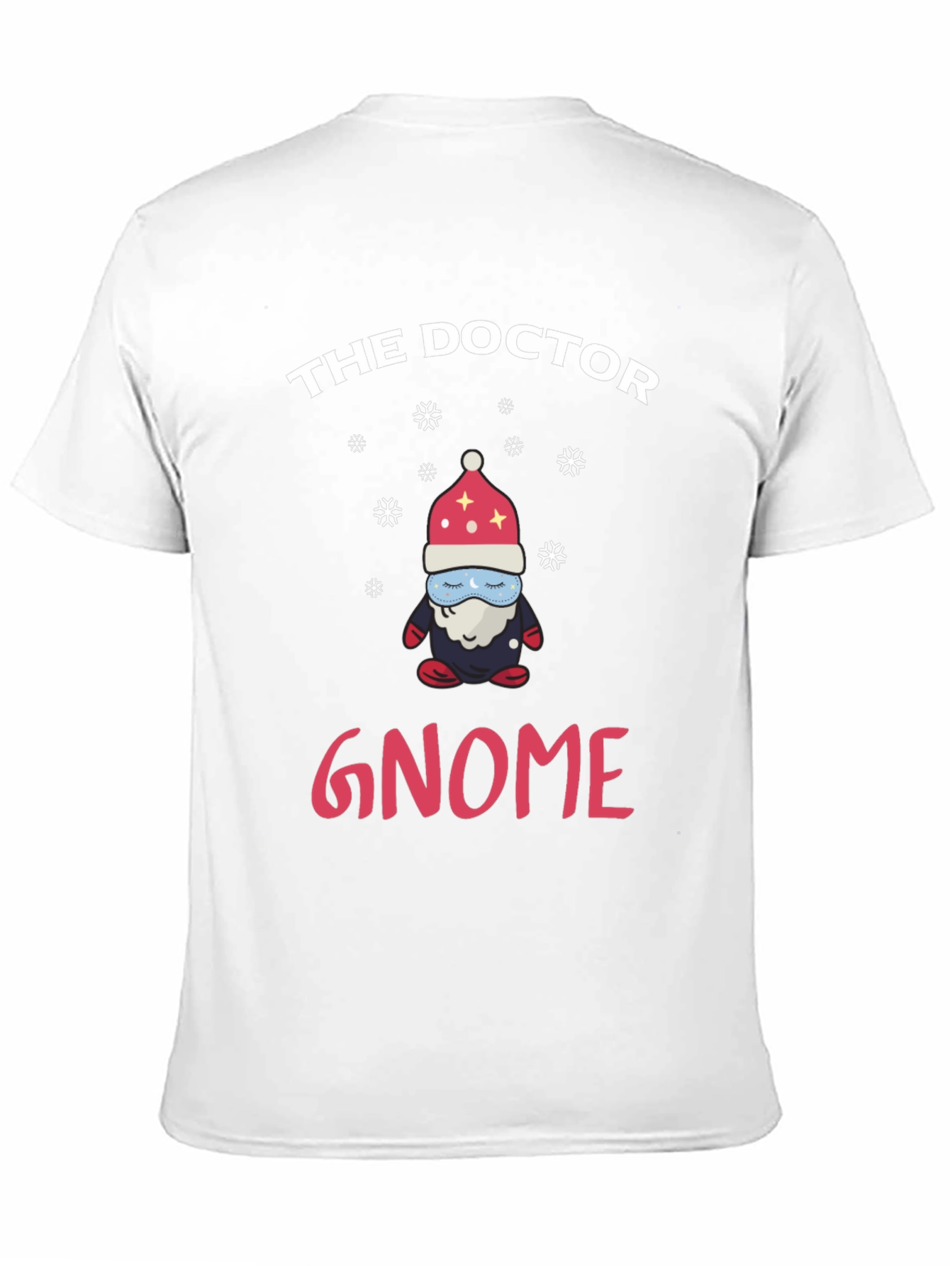 Black The Doctor Gnome T-Shirt Funny Christmas Holiday Tee view 11