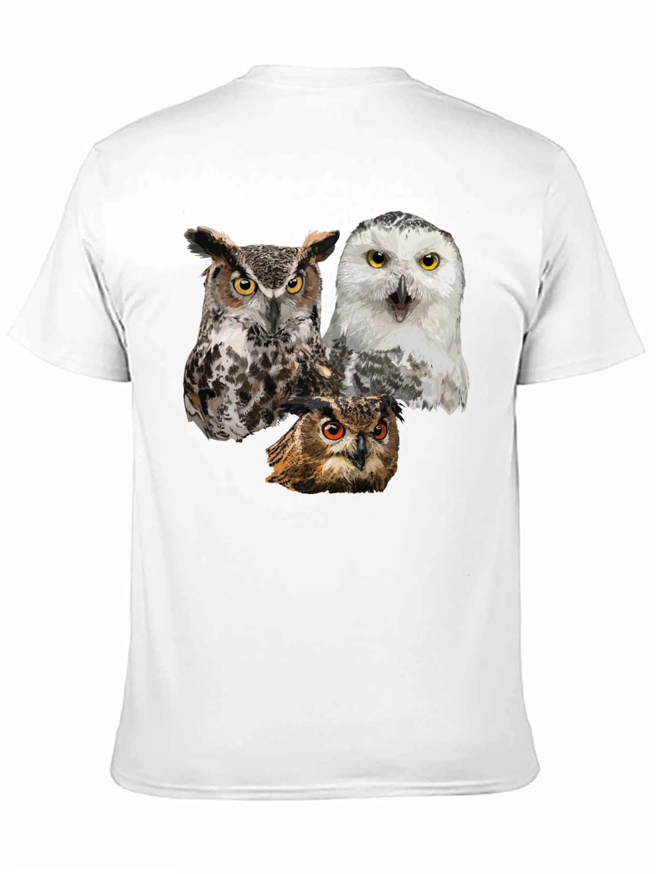 Black Owl T-Shirt - Unique Bird Design Tee view 11