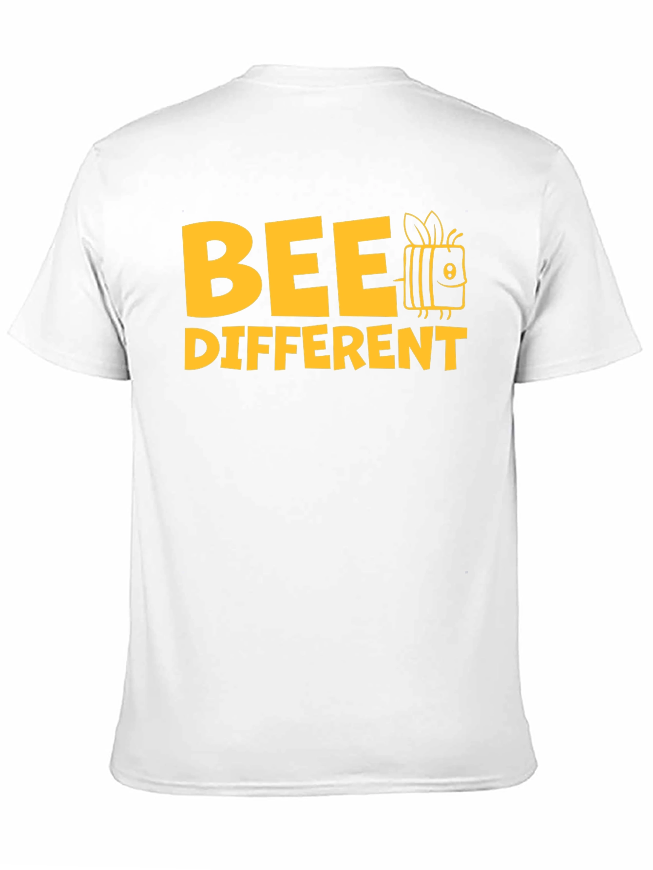 Black Bee Different Graphic Tee - Black Cotton Shirt view 11