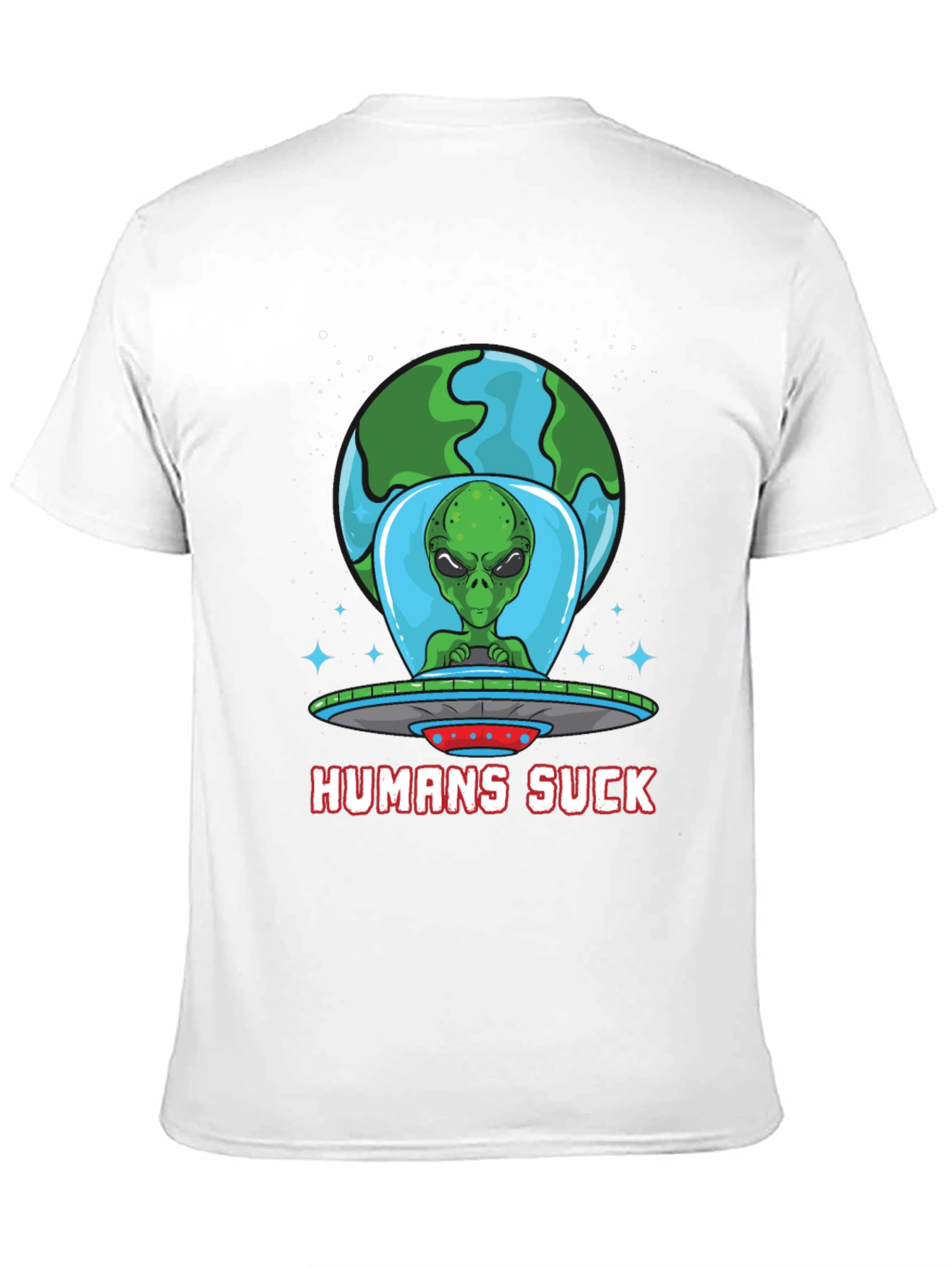 Humans Suck Alien Graphic Tee - 11
