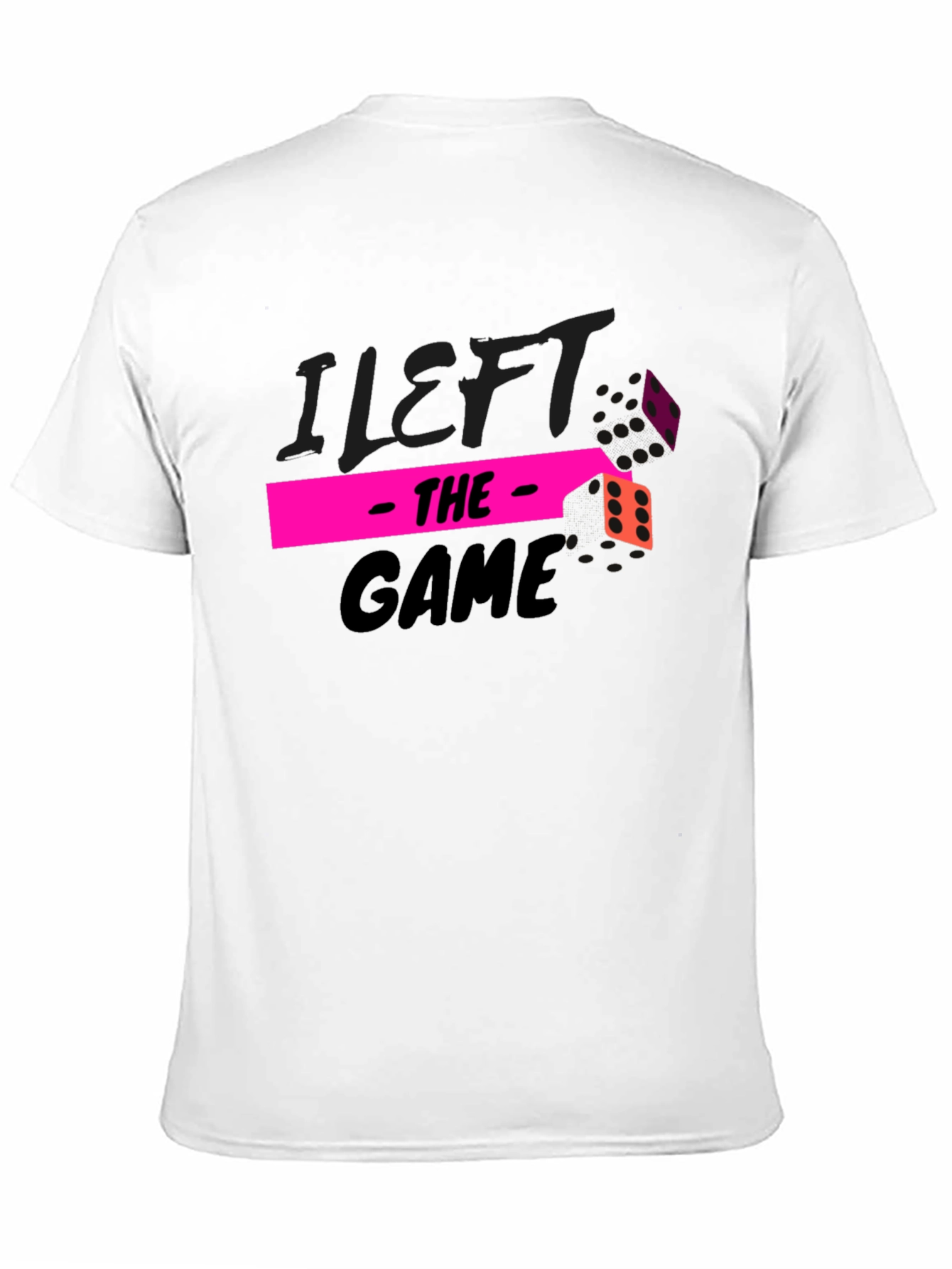 I Left The Game Graphic T-Shirt - 11