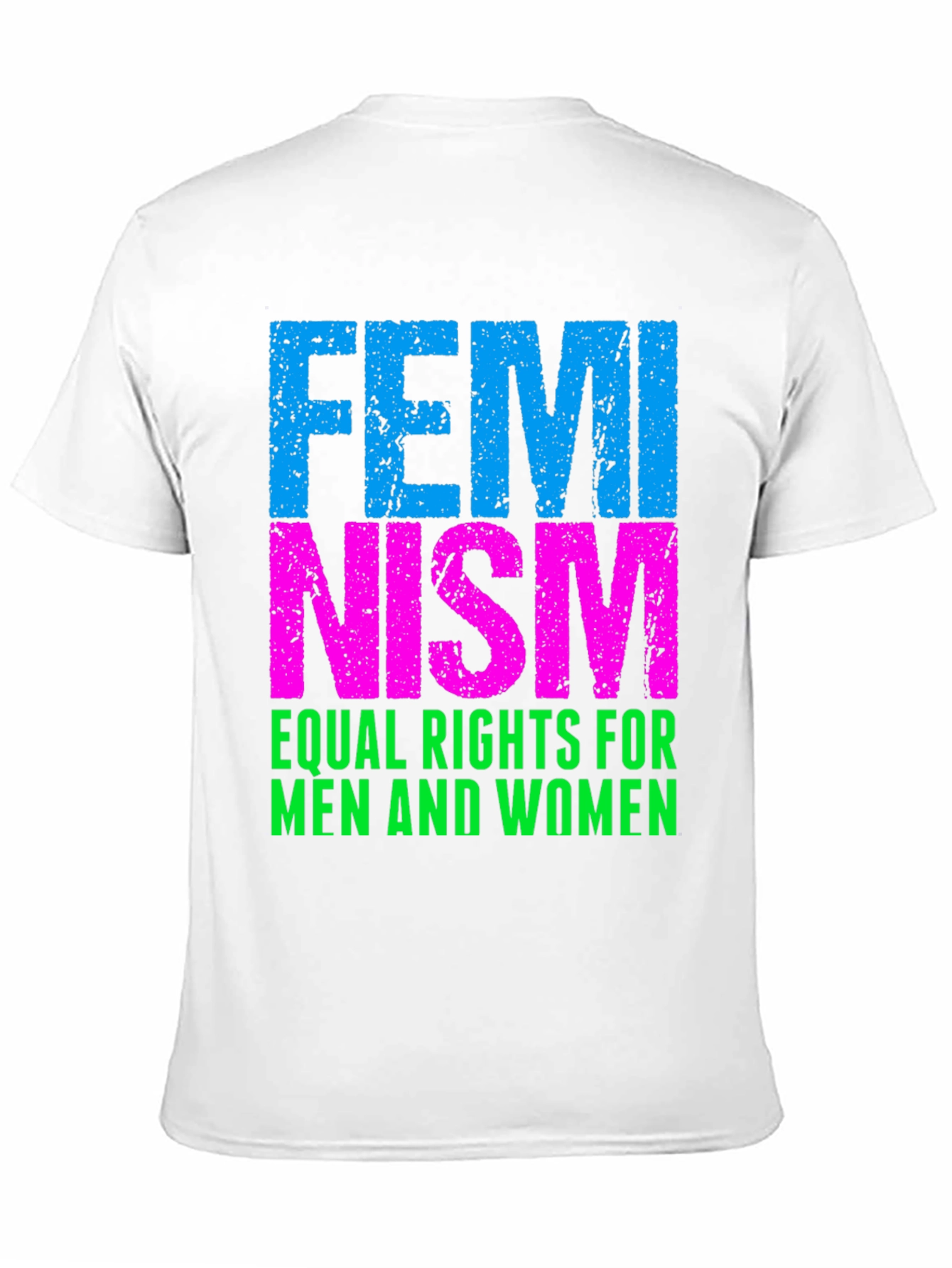 Black Feminism Equal Rights T-Shirt - Black Cotton Blend view 11
