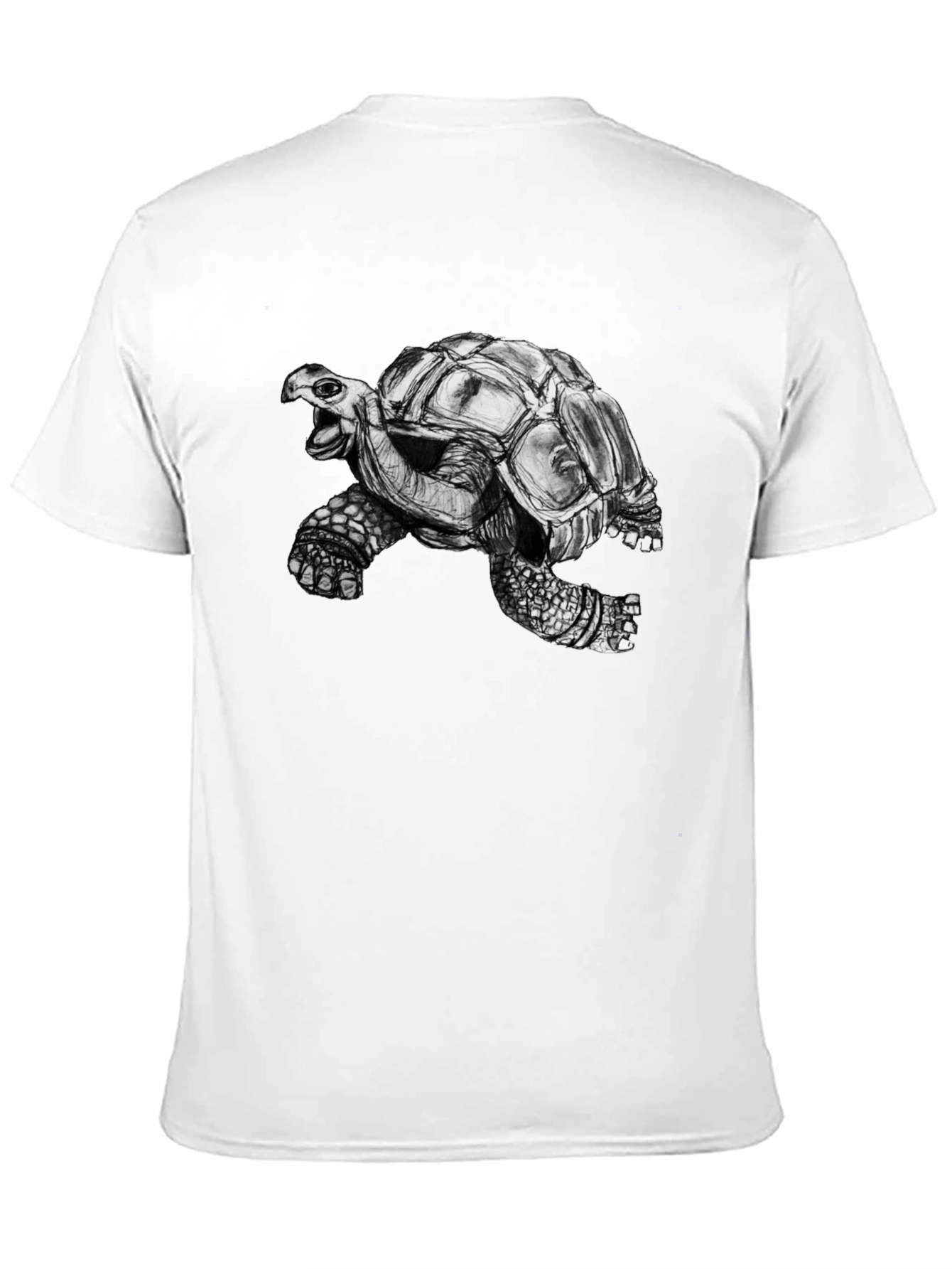 Black Tortoise Graphic Print Black Tee view 11