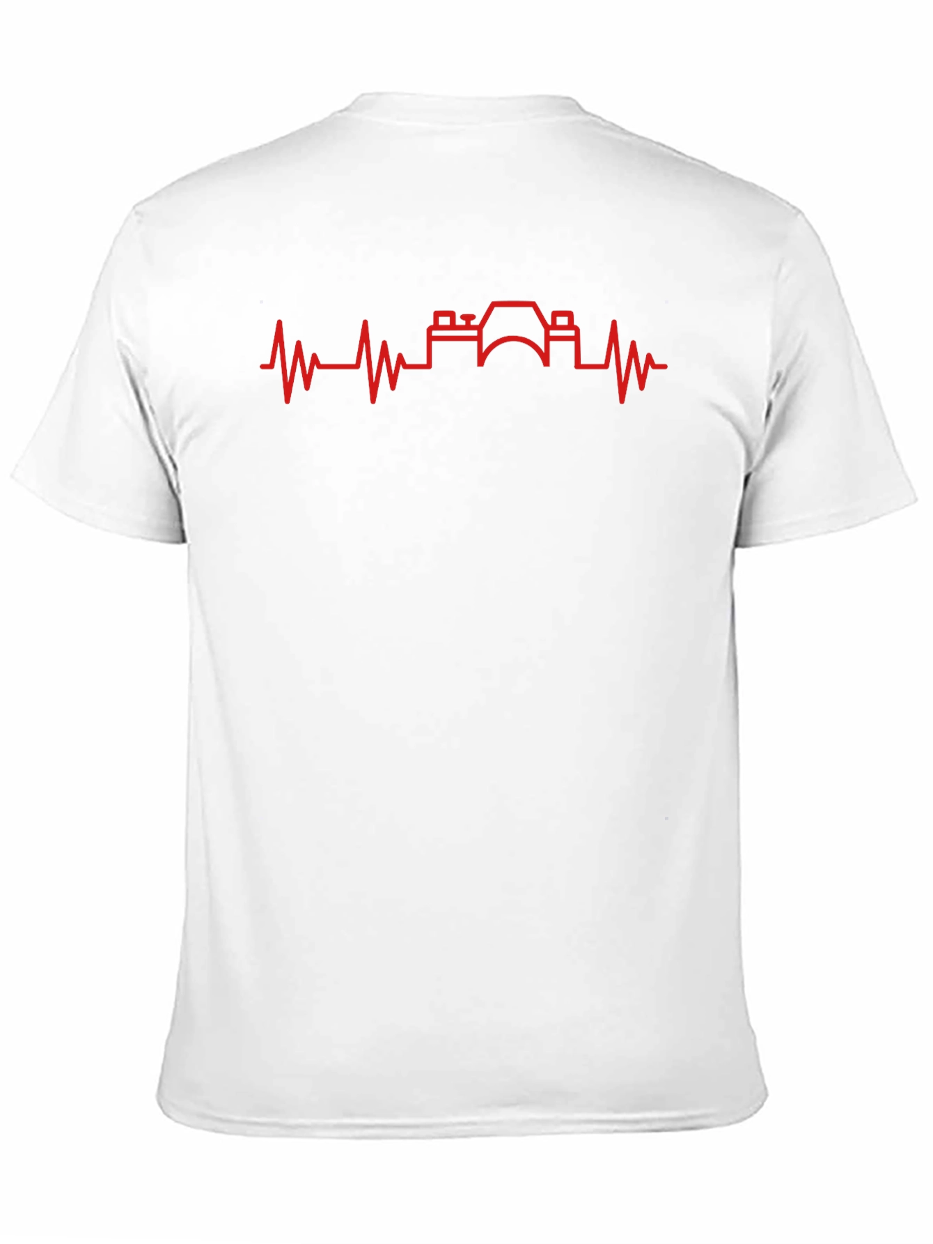 Black Photographer Heartbeat Graphic Tee - Black Cotton view 11