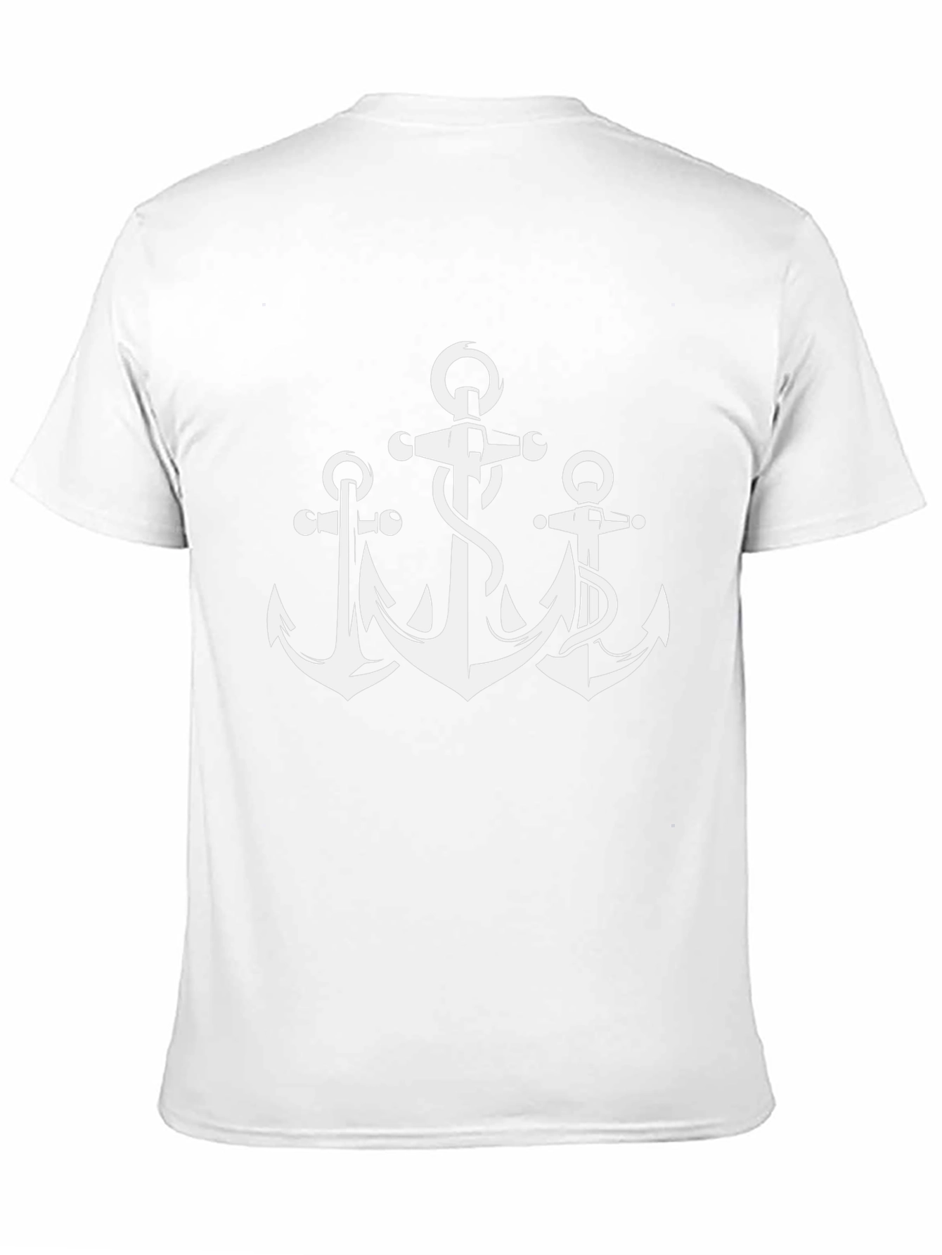 Black Anchor Graphic Tee - Nautical Style view 11