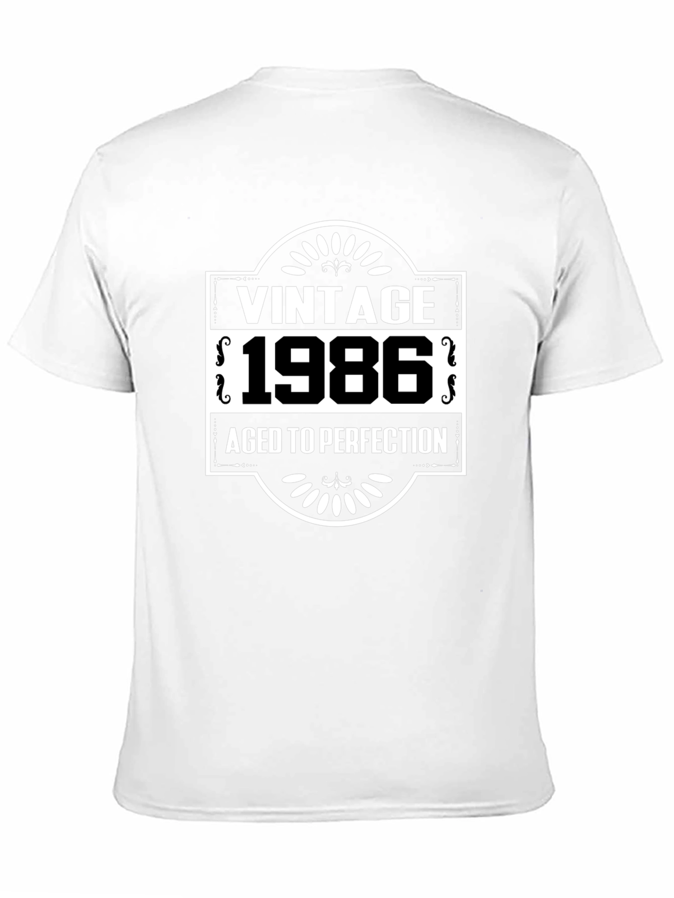 Black Vintage 1986 Aged to Perfection Graphic Tee view 11