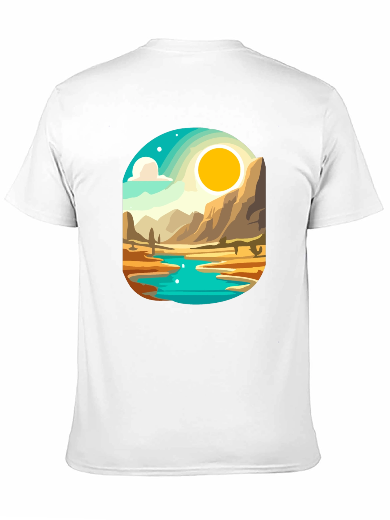 Black Desert Oasis Graphic Tee view 11