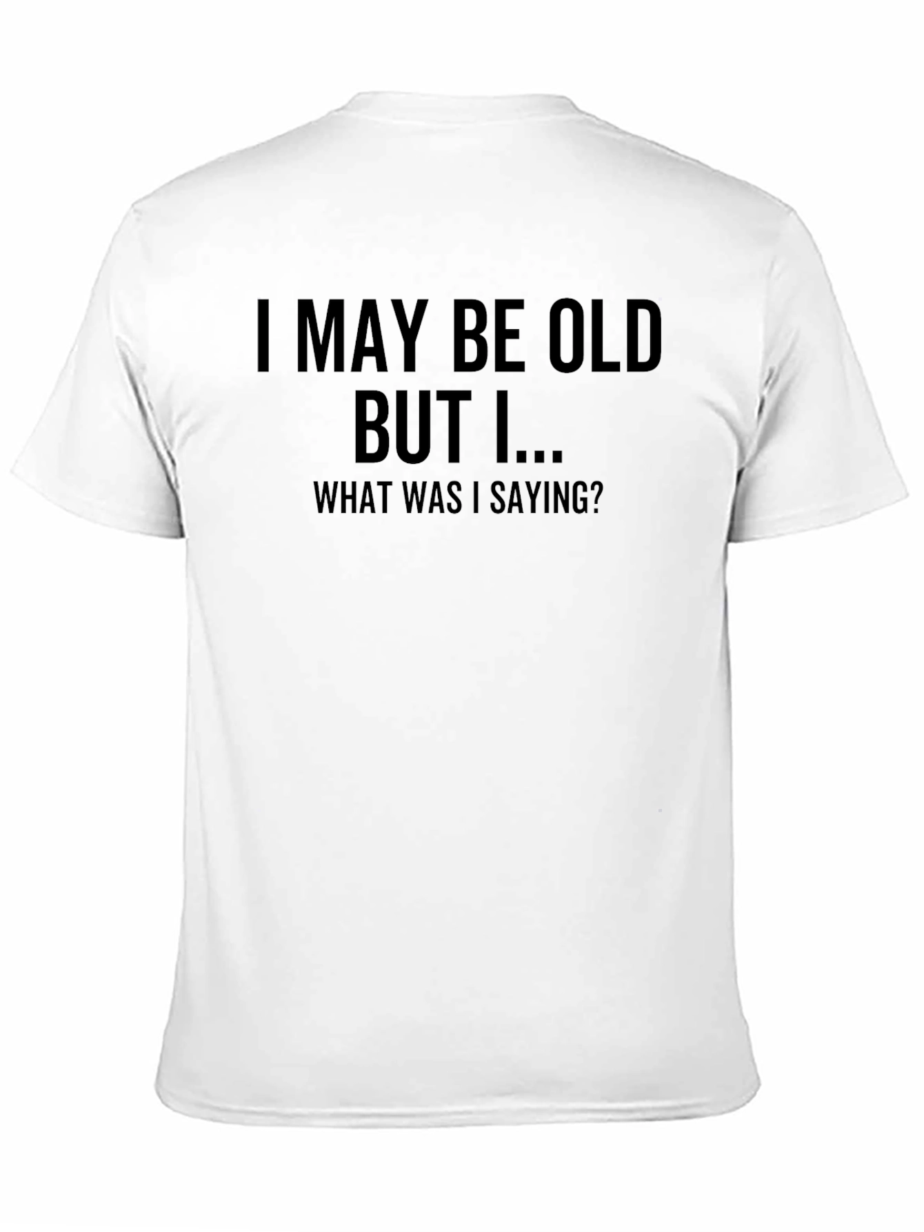 Black Funny Men's Black T-Shirt - I May Be Old But I... view 11