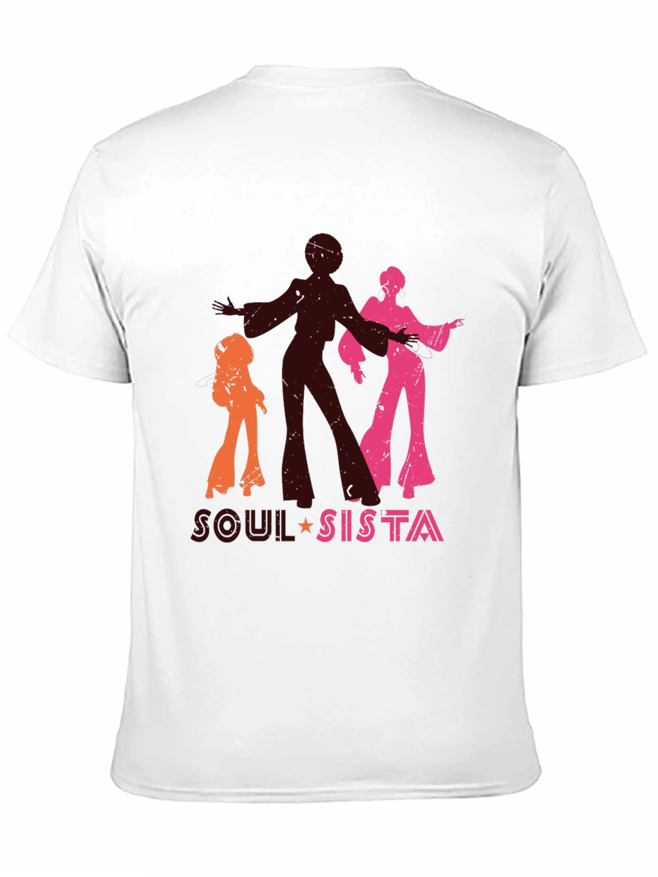 Black Soul Sista Black Graphic Tee view 11