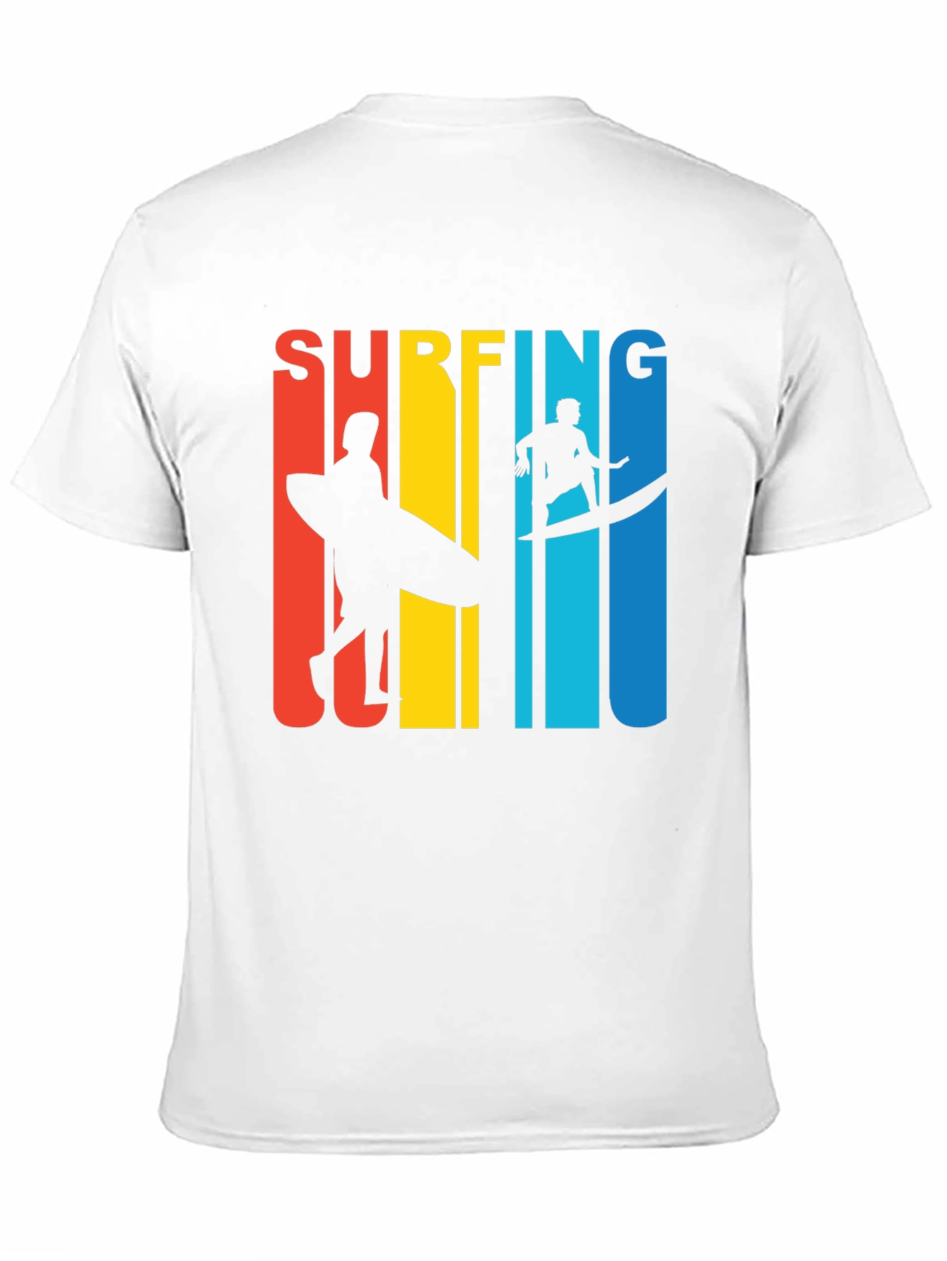 Black Surfing Graphic T-Shirt - Retro Style view 11