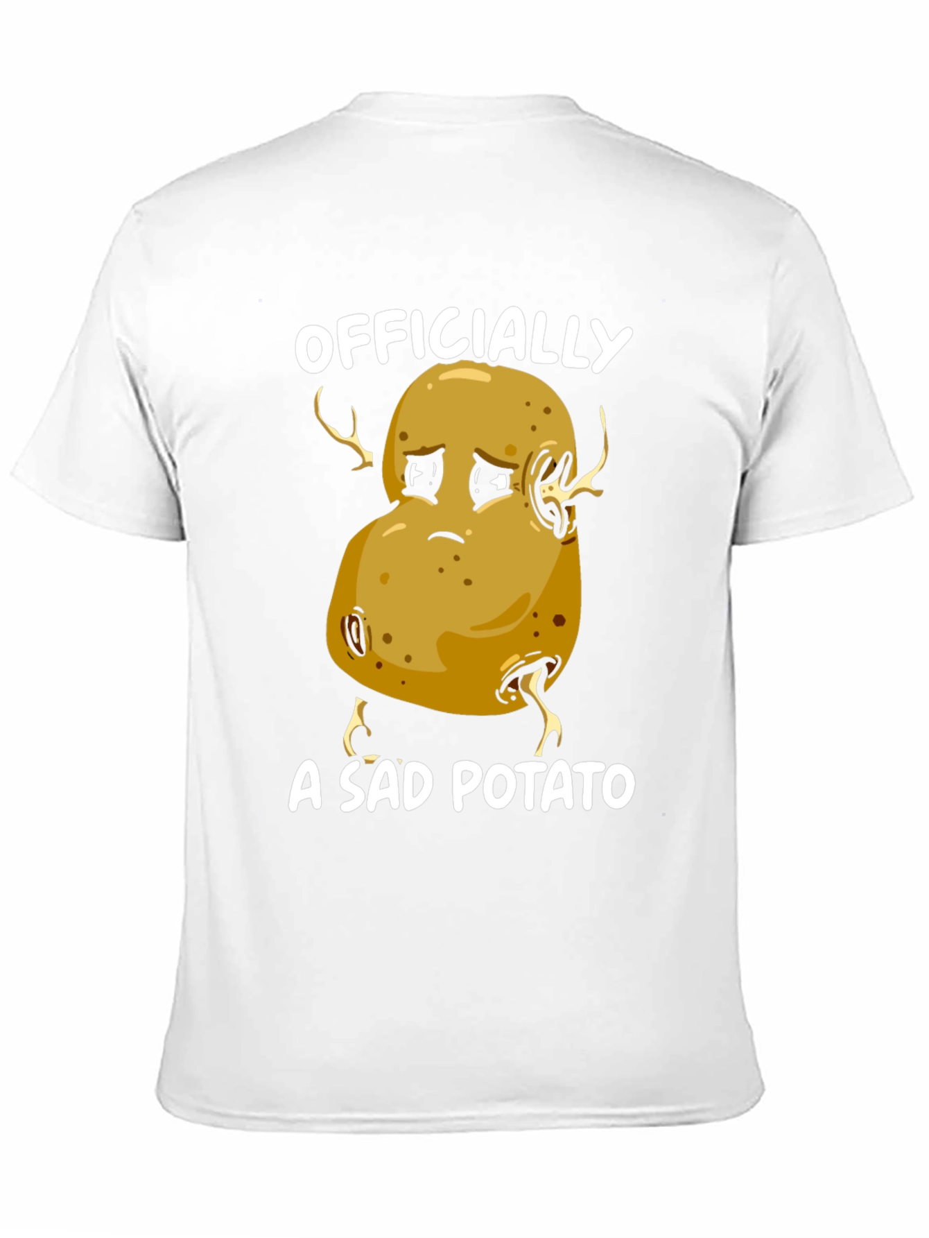 Black Sad Potato Graphic T-Shirt - Funny Unisex Tee view 11