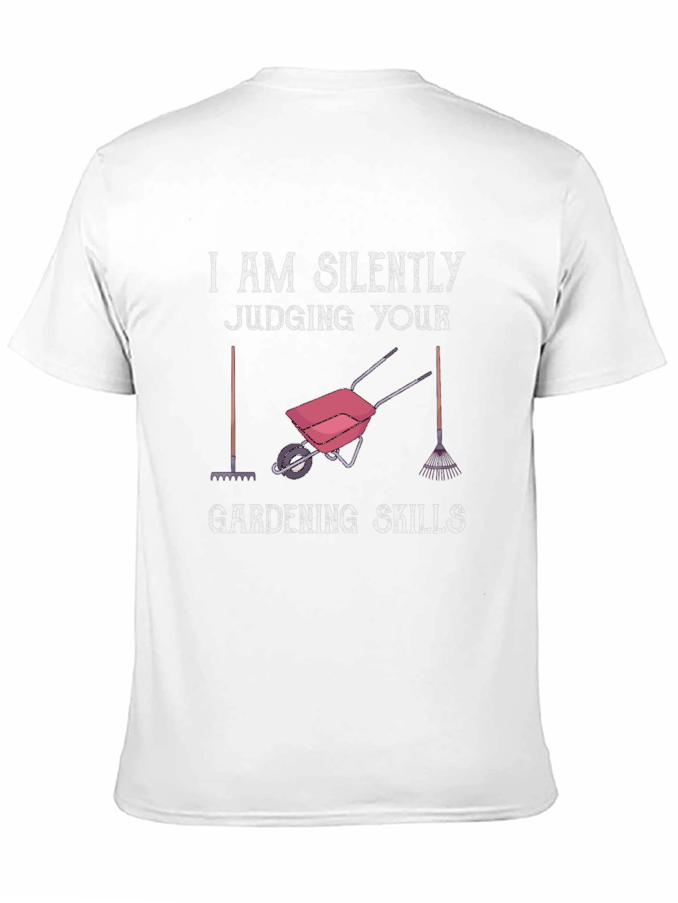 Black Funny Gardening Skills T-Shirt view 11