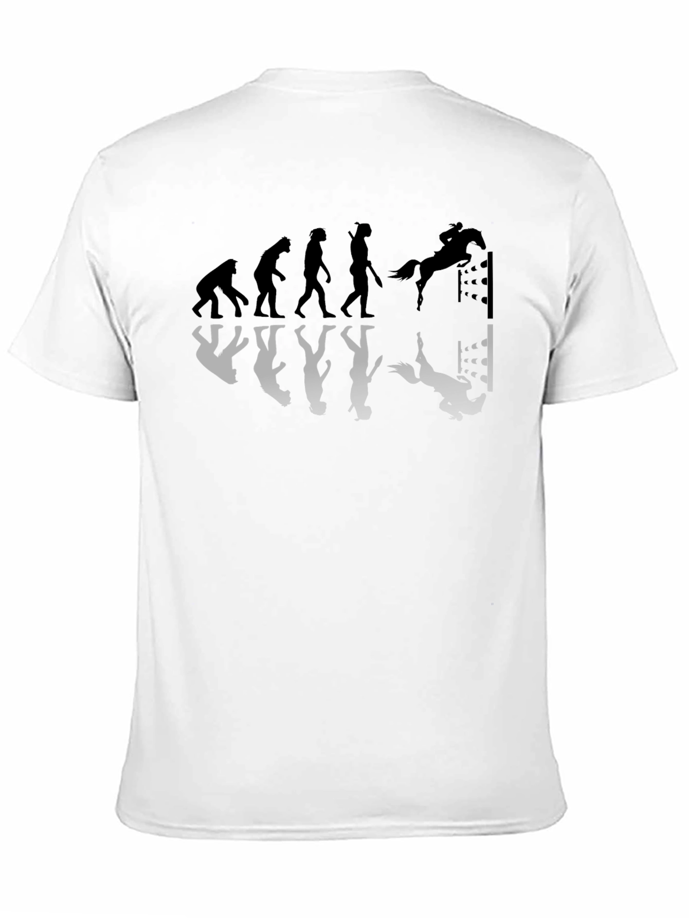 Black Evolution Horse Riding T-Shirt view 11