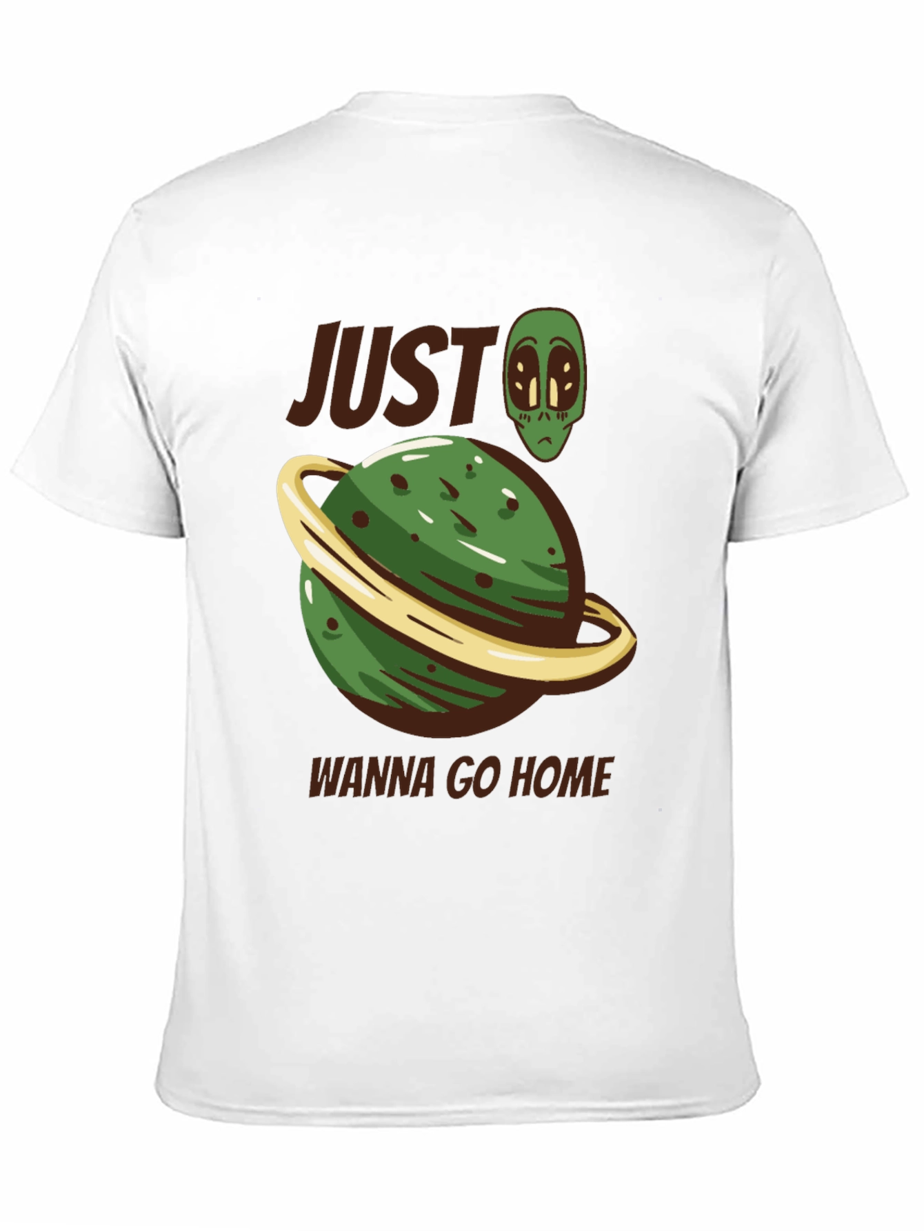 Black Alien Planet Graphic Tee - Wanna Go Home view 11