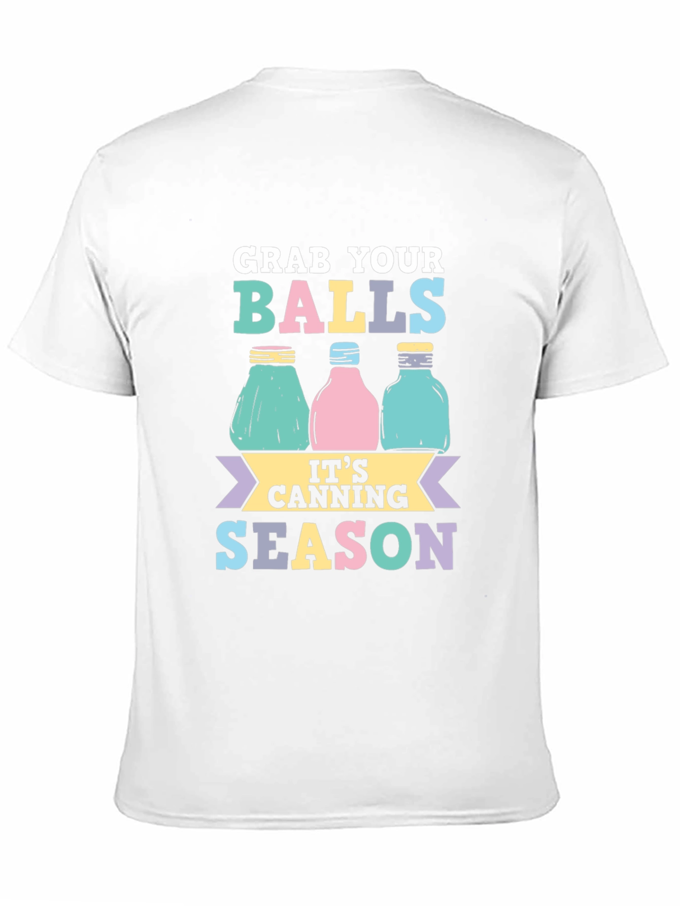 Black Grab Your Balls Canning Season T-Shirt view 11