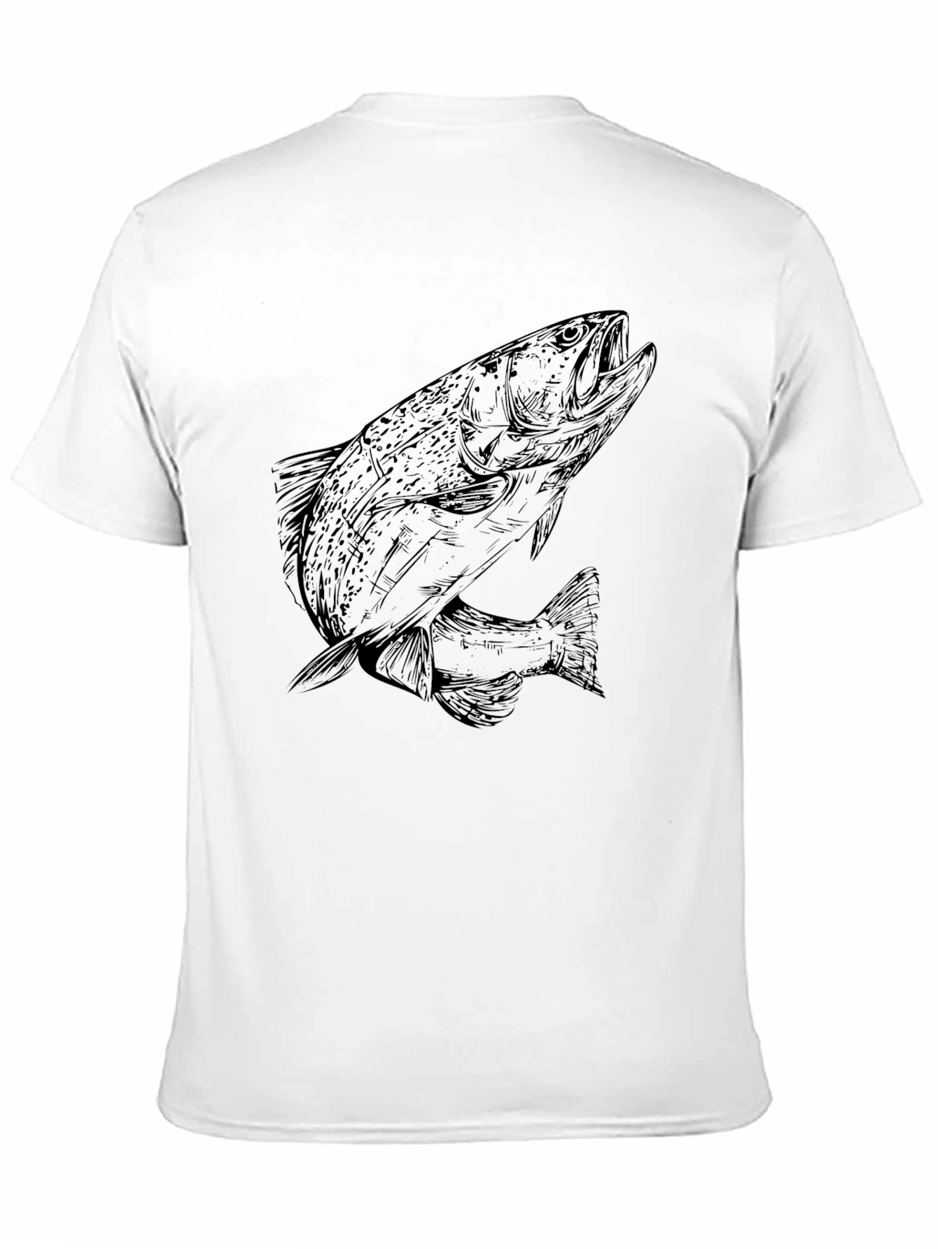 Black Black Fish Graphic Tee view 11