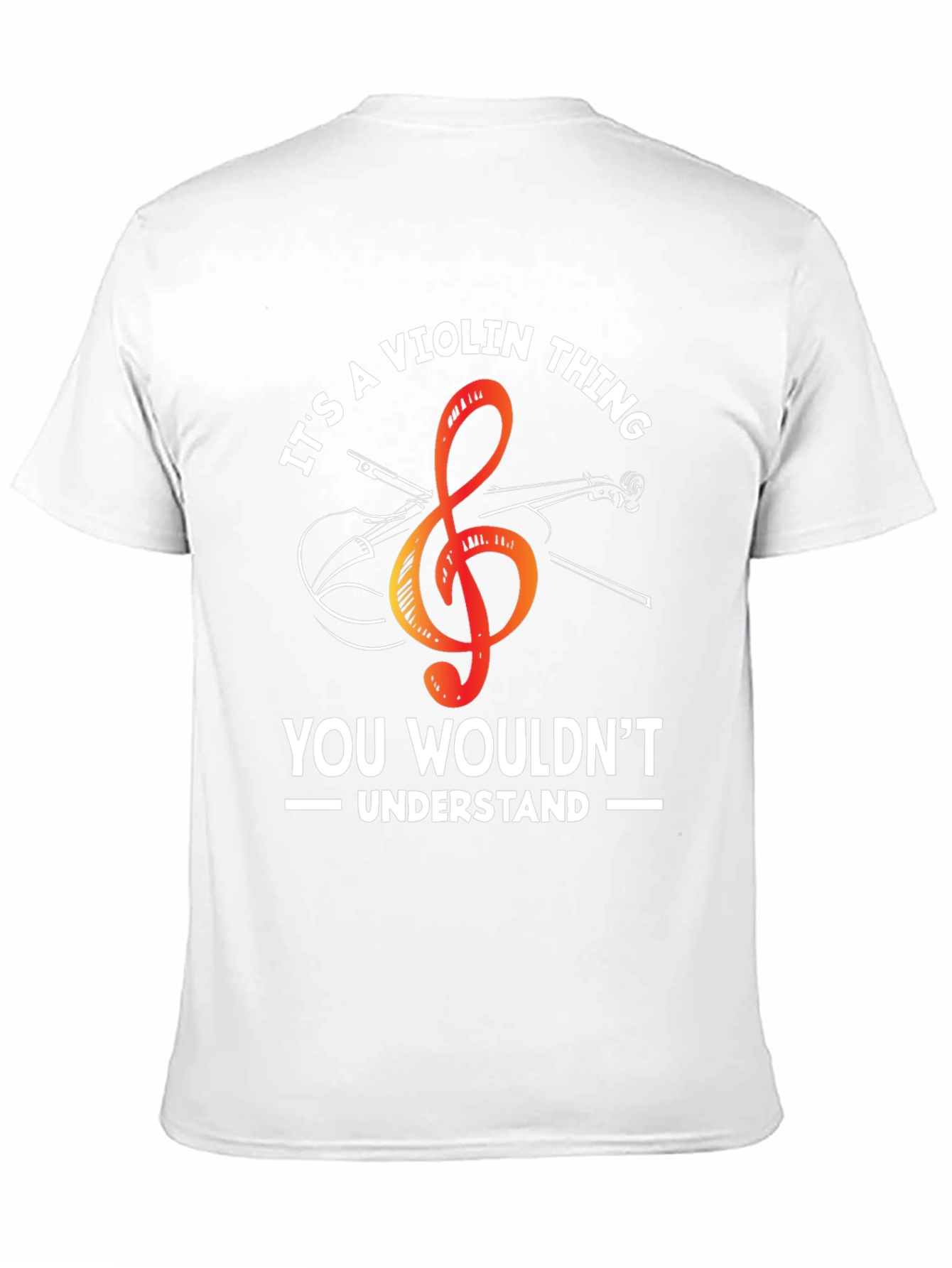 Black It's a Violin Thing T-Shirt view 11