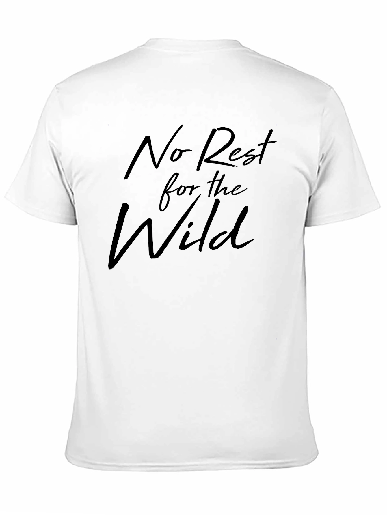 Black No Rest for the Wild Black T-Shirt view 11