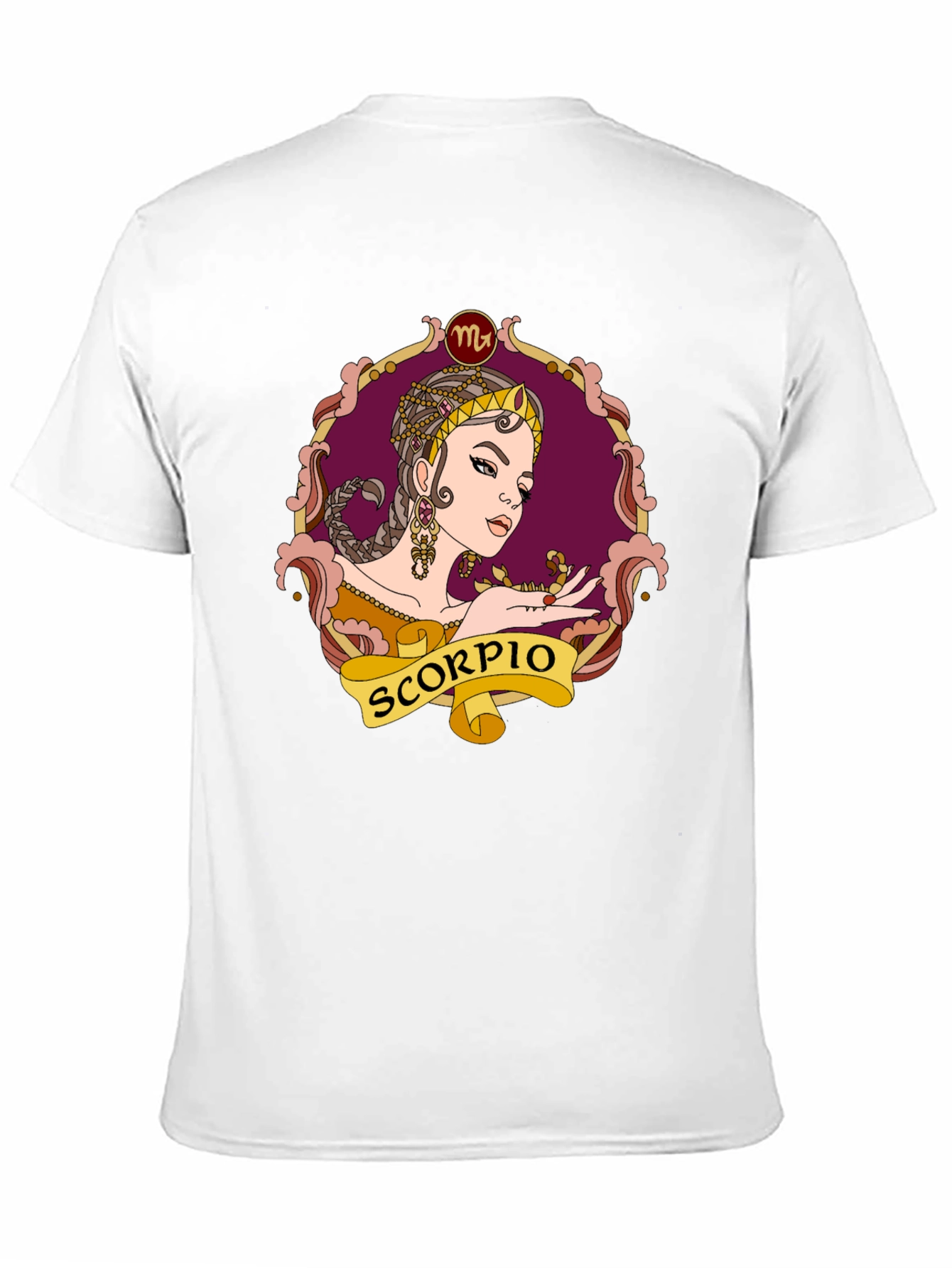 Black Scorpio Zodiac T-Shirt, Woman Design view 11