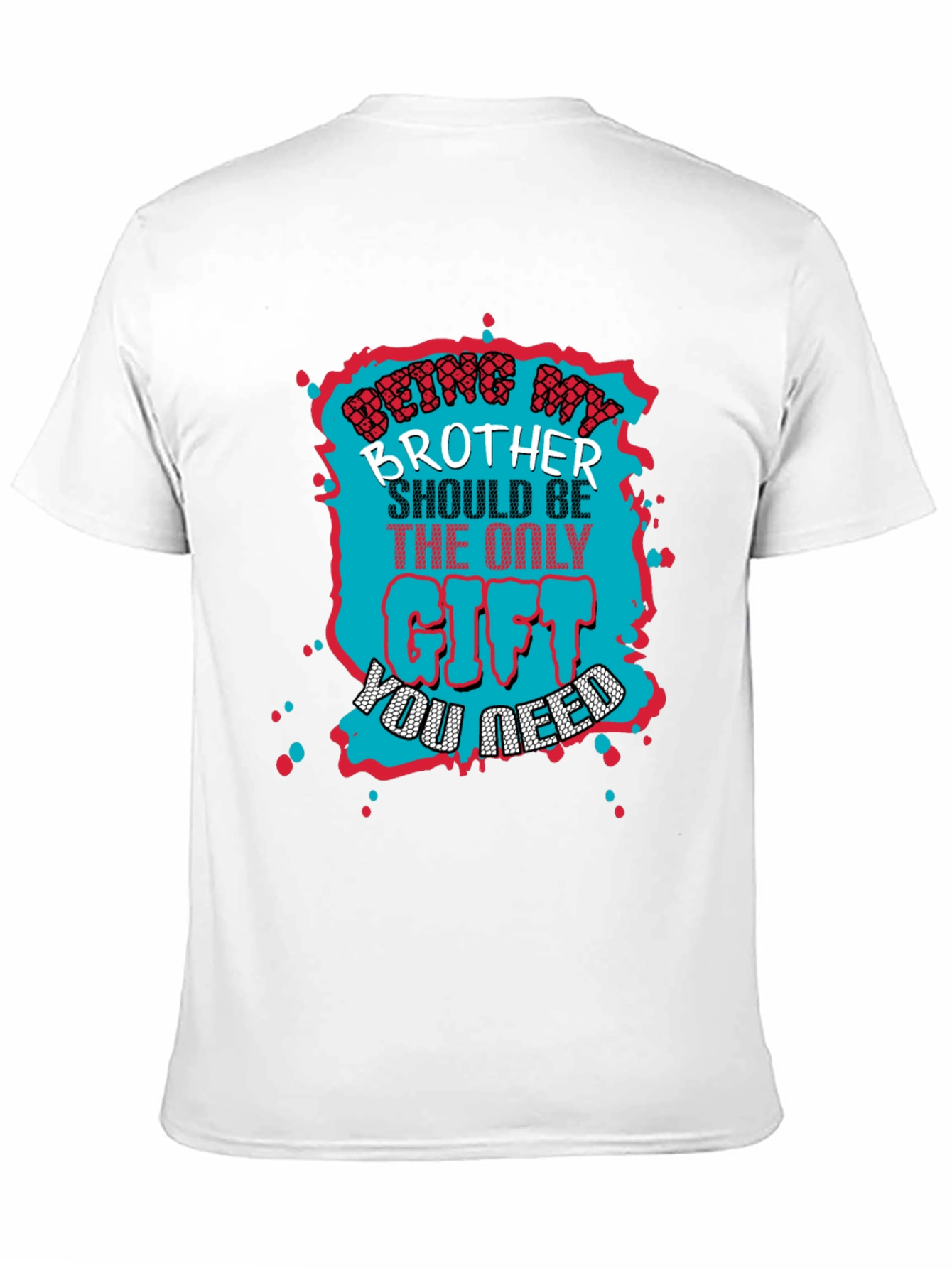 Black Being My Brother T-Shirt - Funny Gift Tee view 11