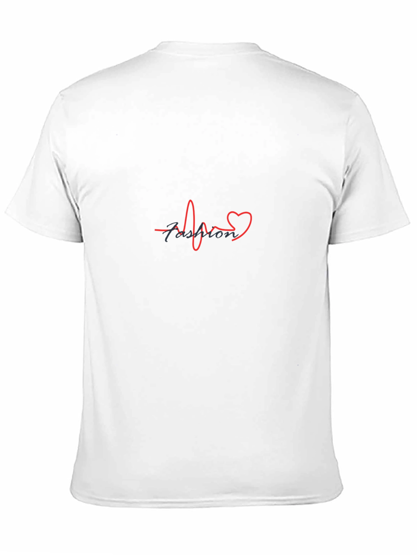 Black Fashion Heartbeat T-Shirt - Stylish & Trendy view 11