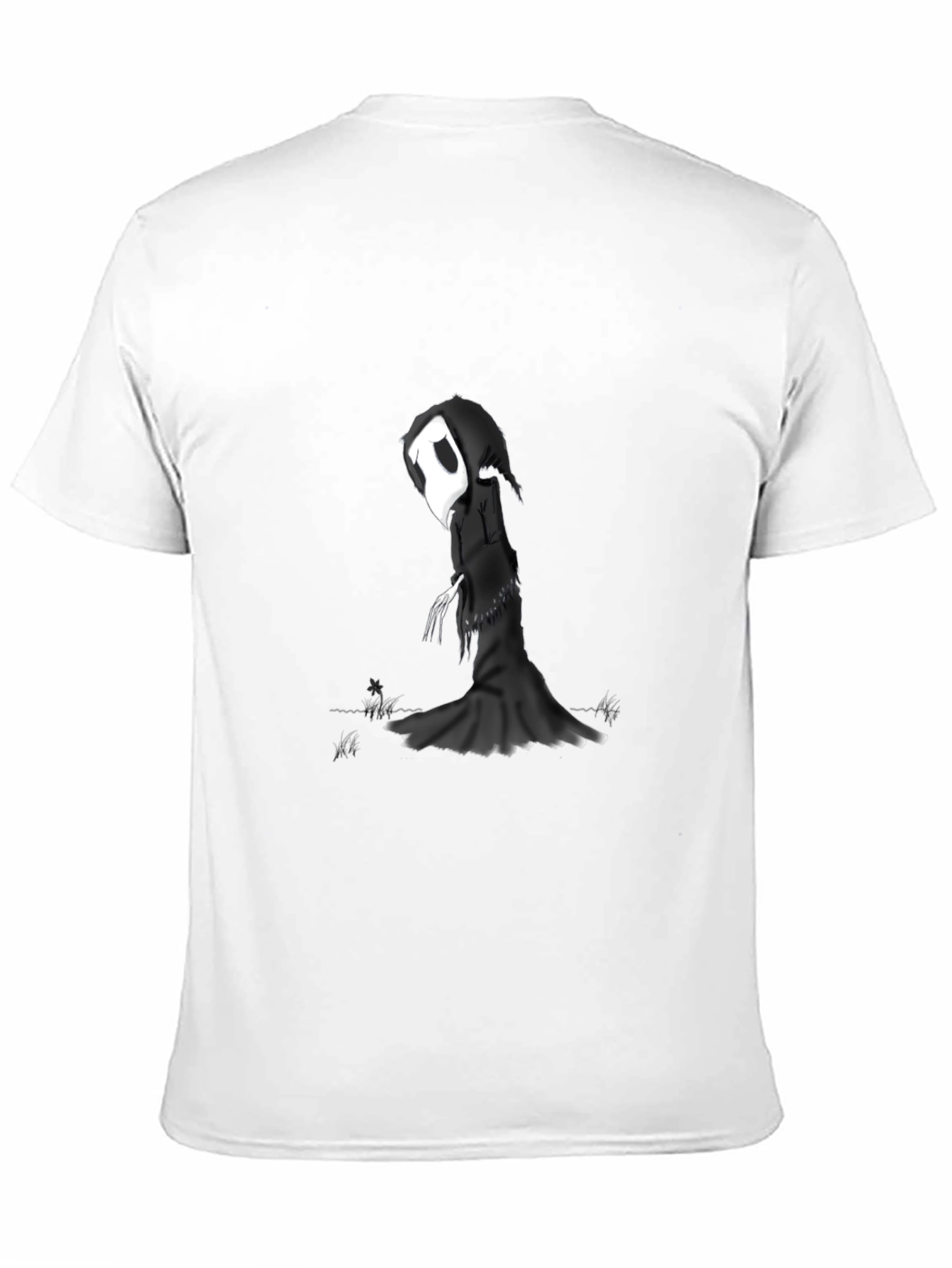 Black Grim Reaper Graphic T-Shirt - Black view 11