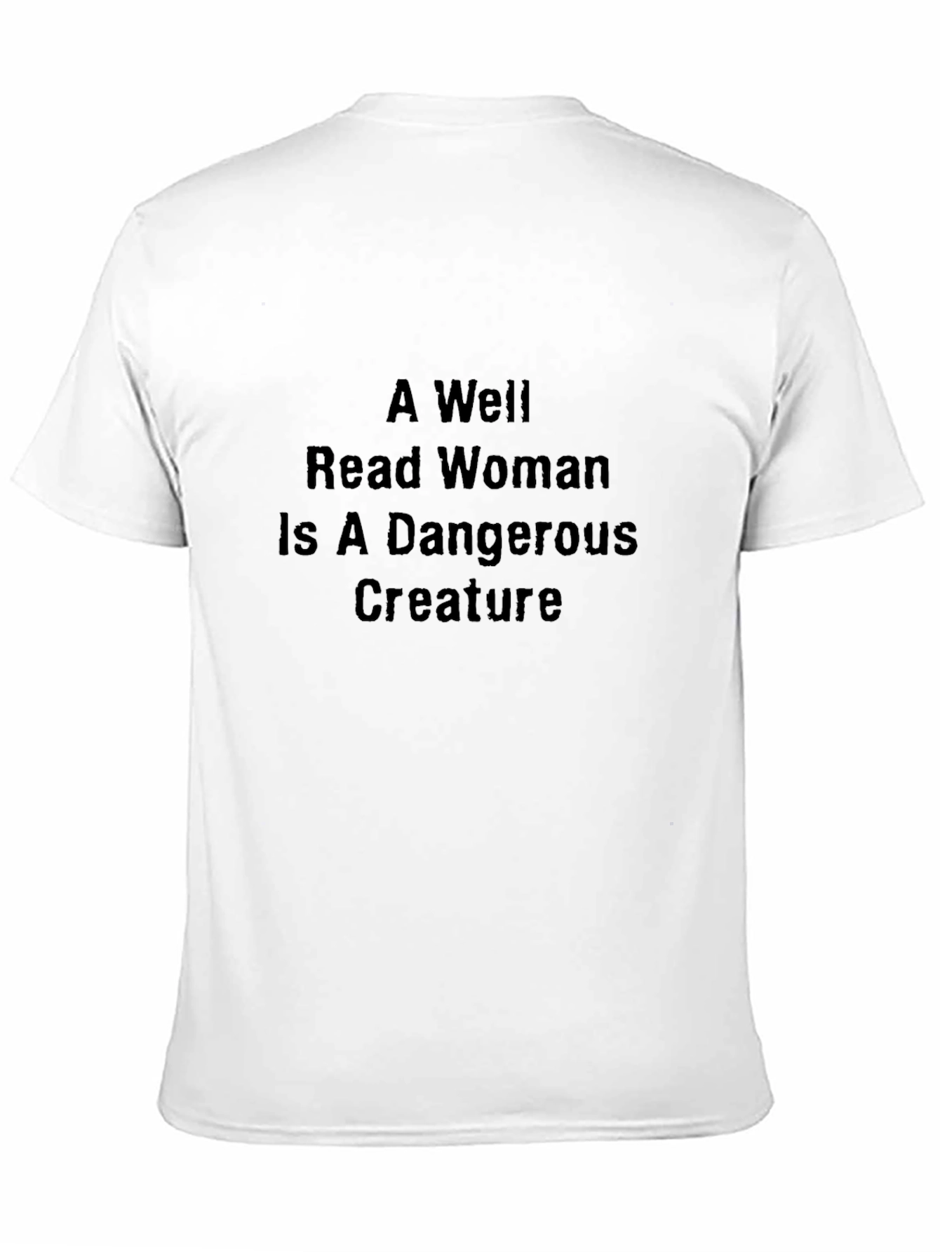 Black Well Read Woman T-Shirt - Dangerous Creature Tee view 11