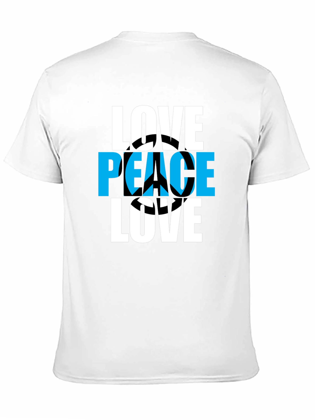 Black Love Peace T-Shirt - Stylish Graphic Tee view 11