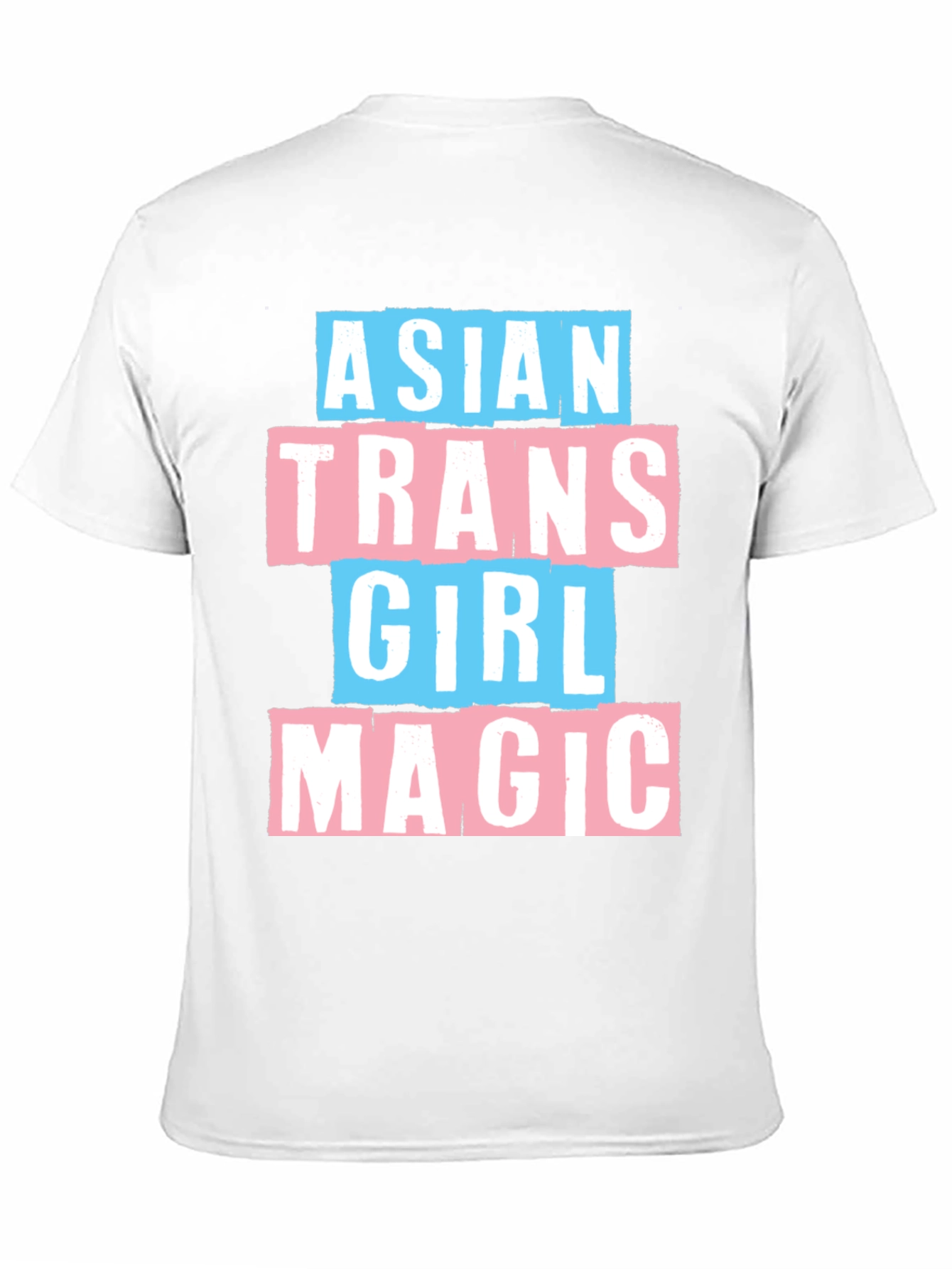 Black Asian Trans Girl Magic Tee view 11