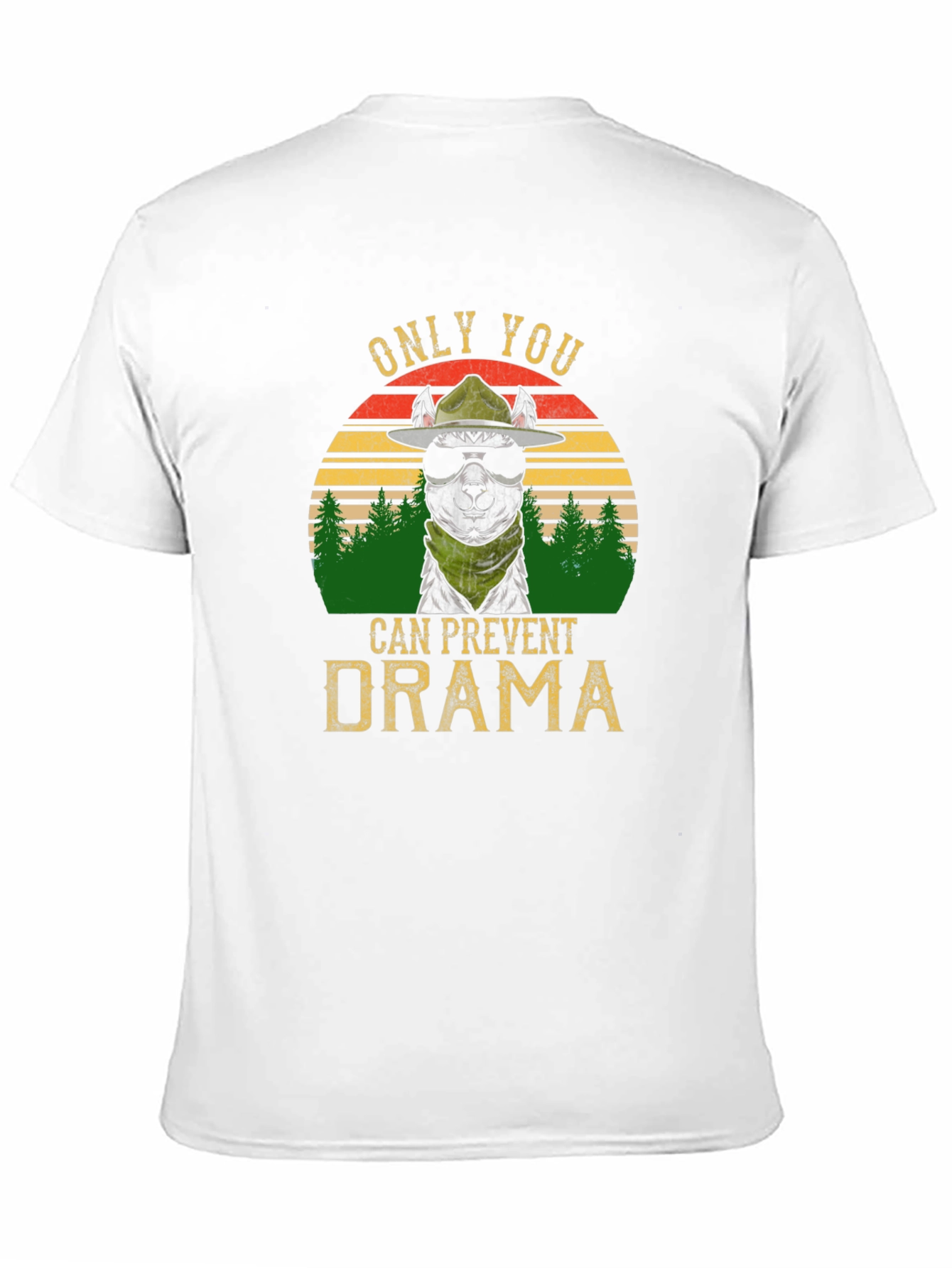 Black Only You Can Prevent Drama T-Shirt view 11