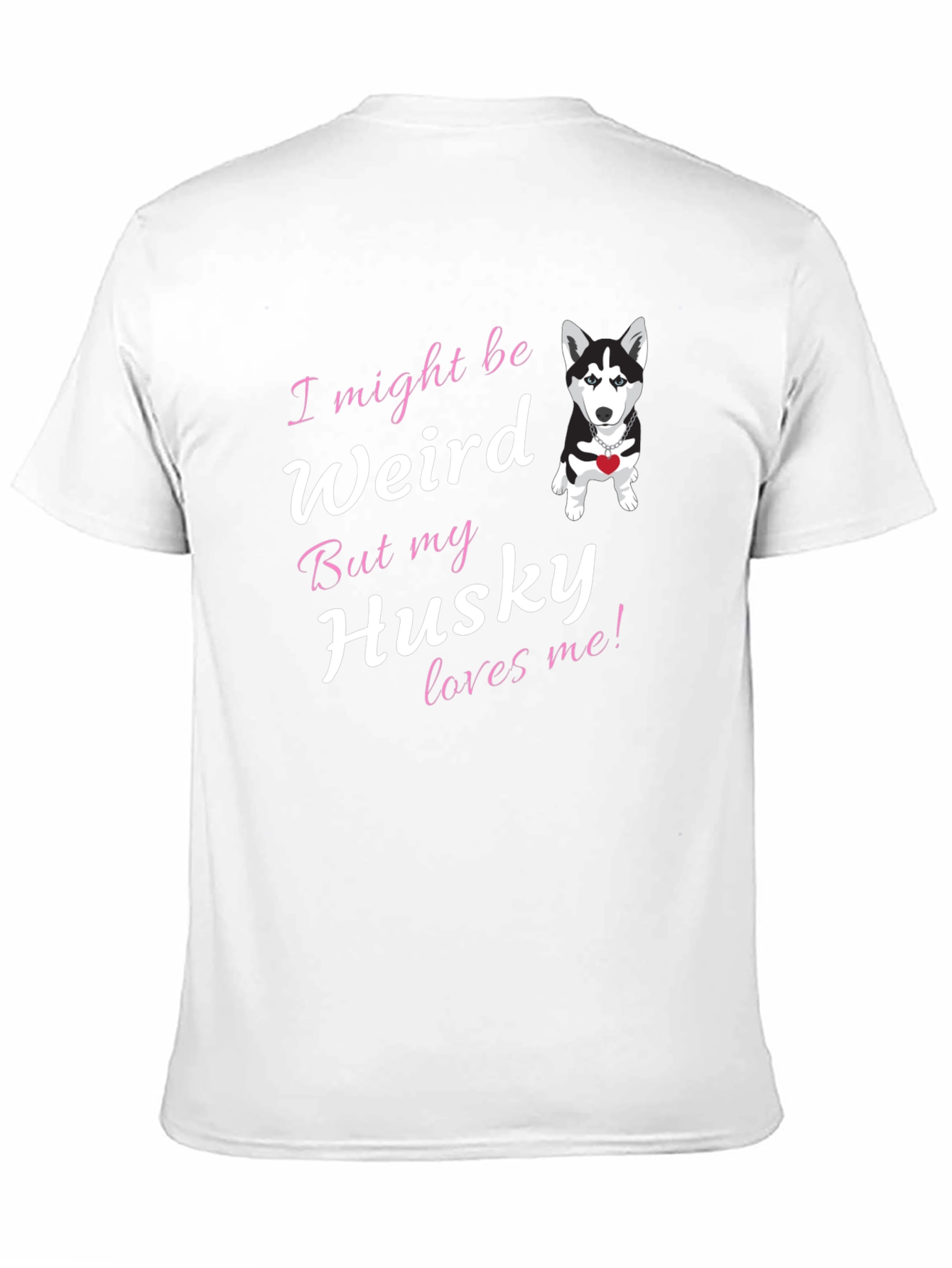 Black Weird Husky Lover T-Shirt view 11