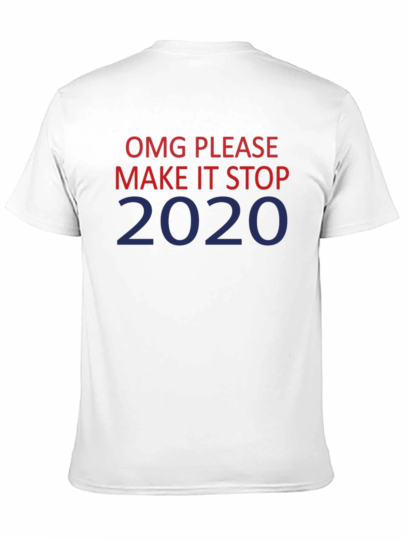 Black OMG Please Make it Stop 2020 Graphic T-Shirt view 11