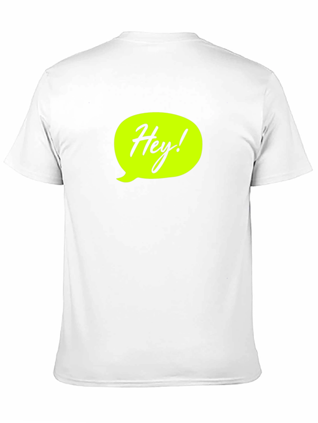 Black Hey! Black Graphic T-Shirt - Casual & Stylish view 11