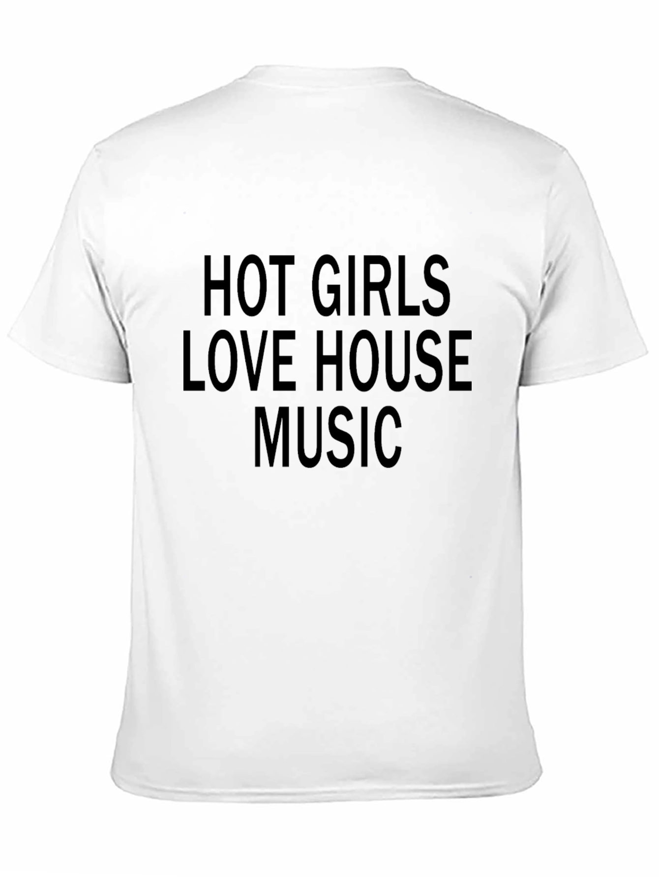 Black Hot Girls Love House Music Black T-Shirt view 11