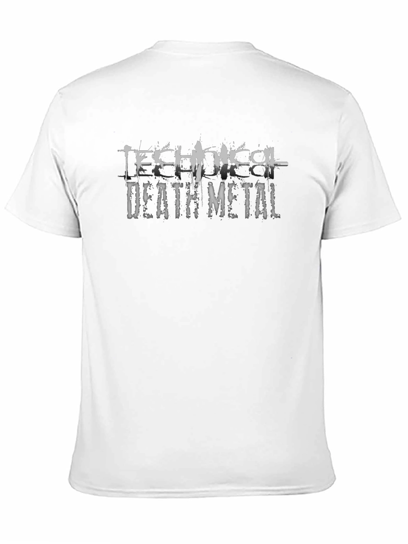 Black Technical Death Metal Graphic Tee - Black view 11