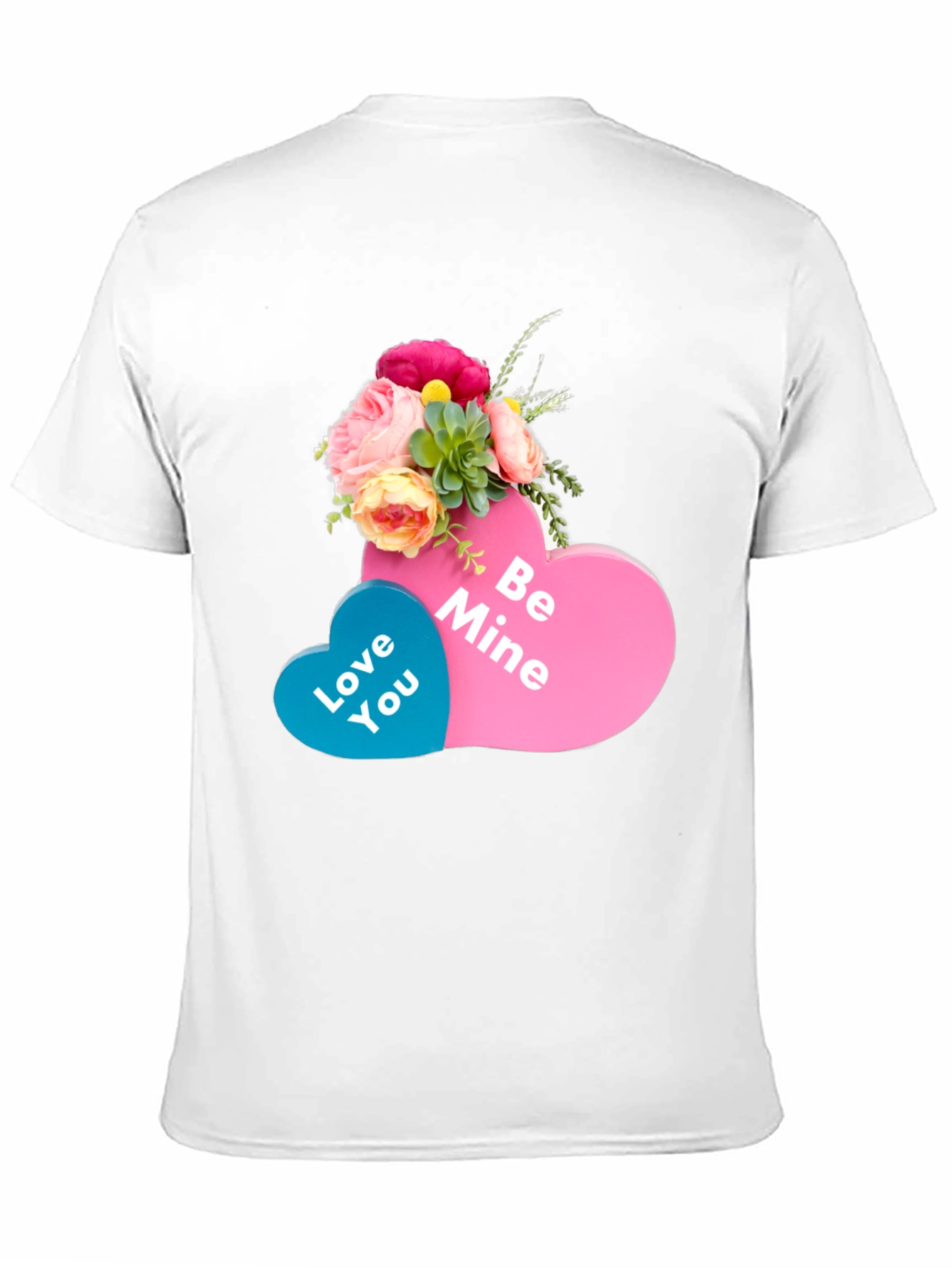 Black Love You / Be Mine Valentine's Day T-Shirt view 11